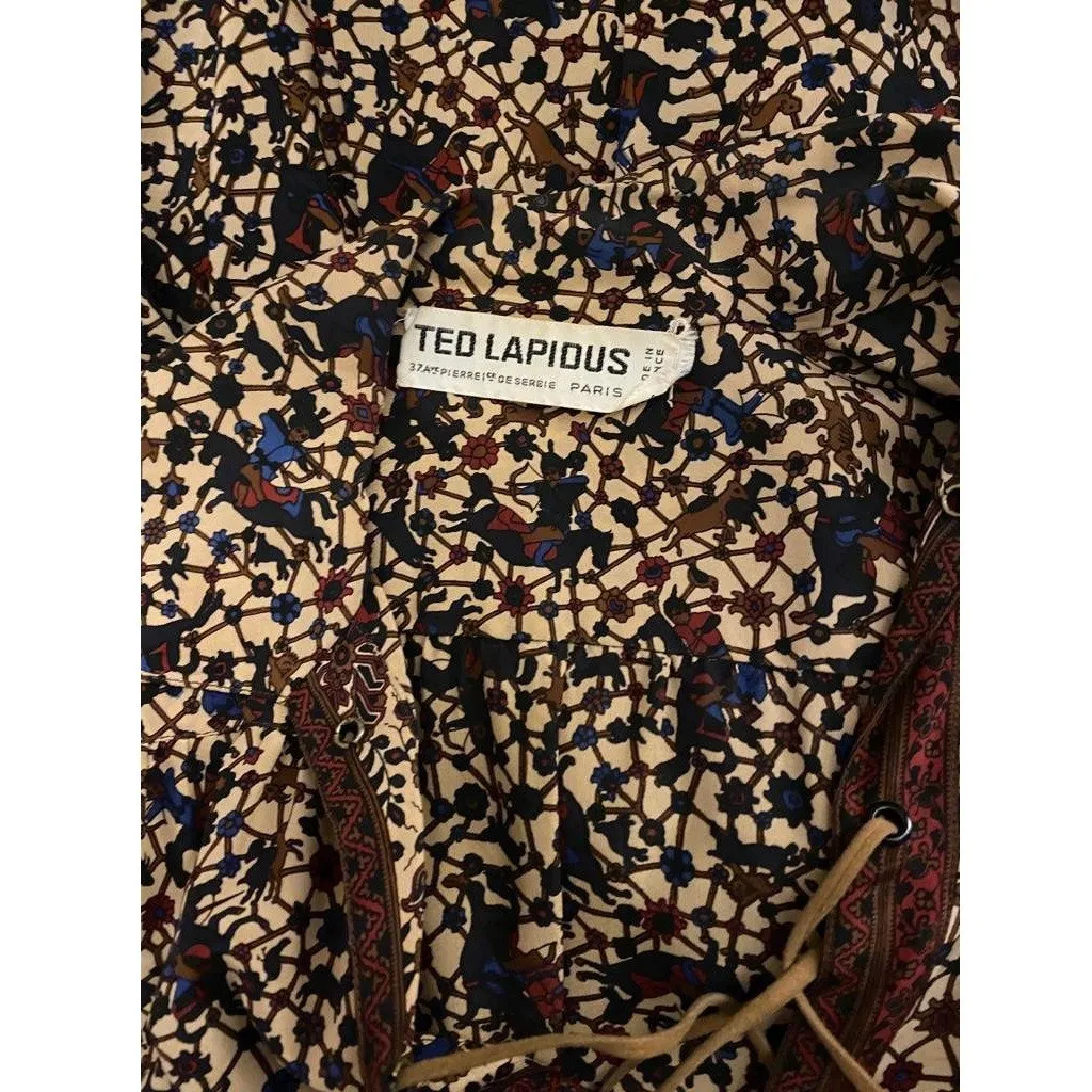 1970s Ted Lapidus Boho Dress