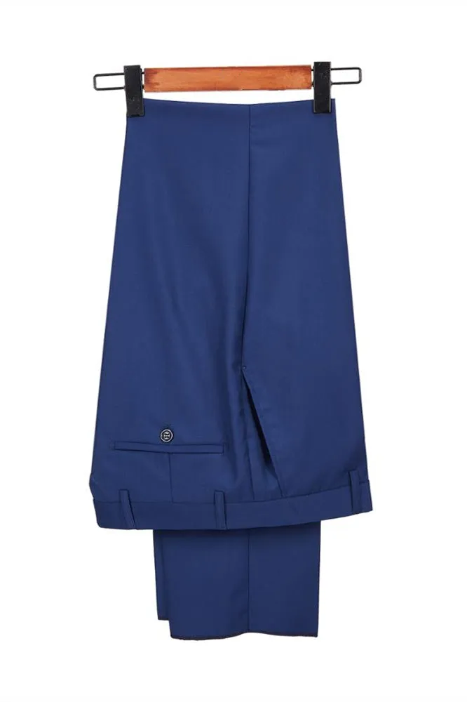 Amazing Velvet Shawl Lapel Royal Blue One Button Men's Formal Prom Suit Wedding Tuxedos Online