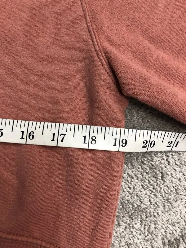 American Eagle Sweatshirt Girls Small Rust Pink Pullover Sweater Long Sleeve