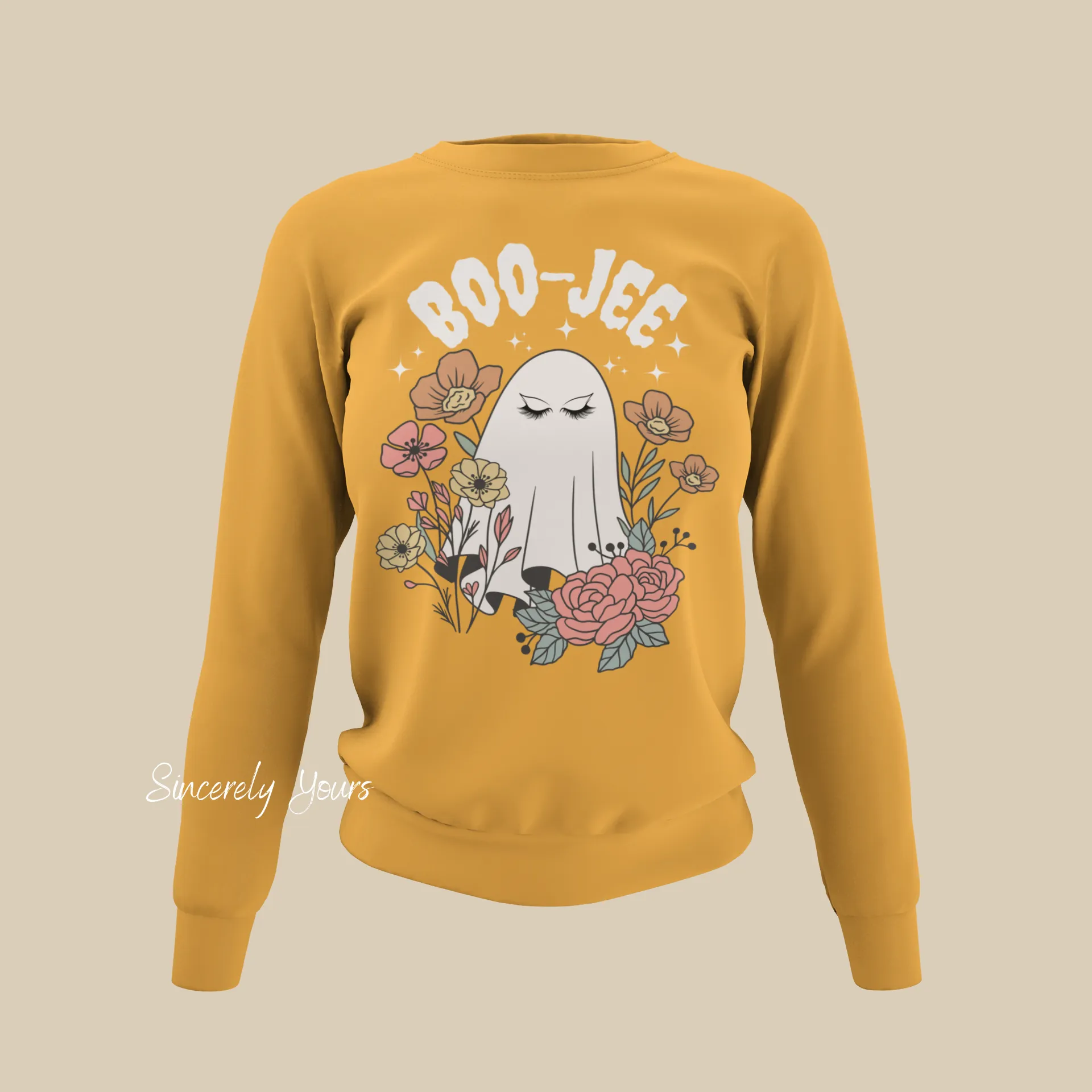 Boo-Jee Ghost Halloween Sweatshirt