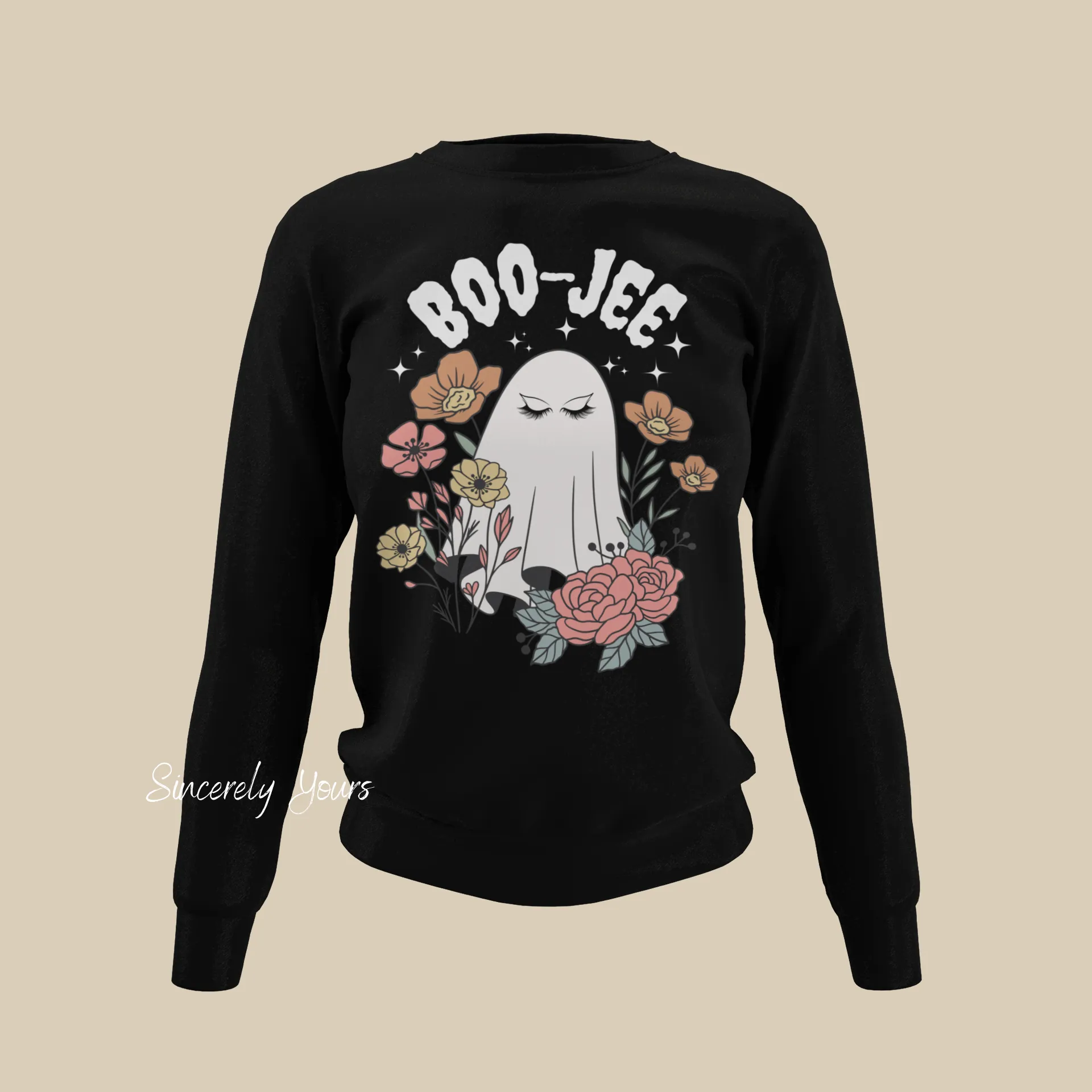 Boo-Jee Ghost Halloween Sweatshirt