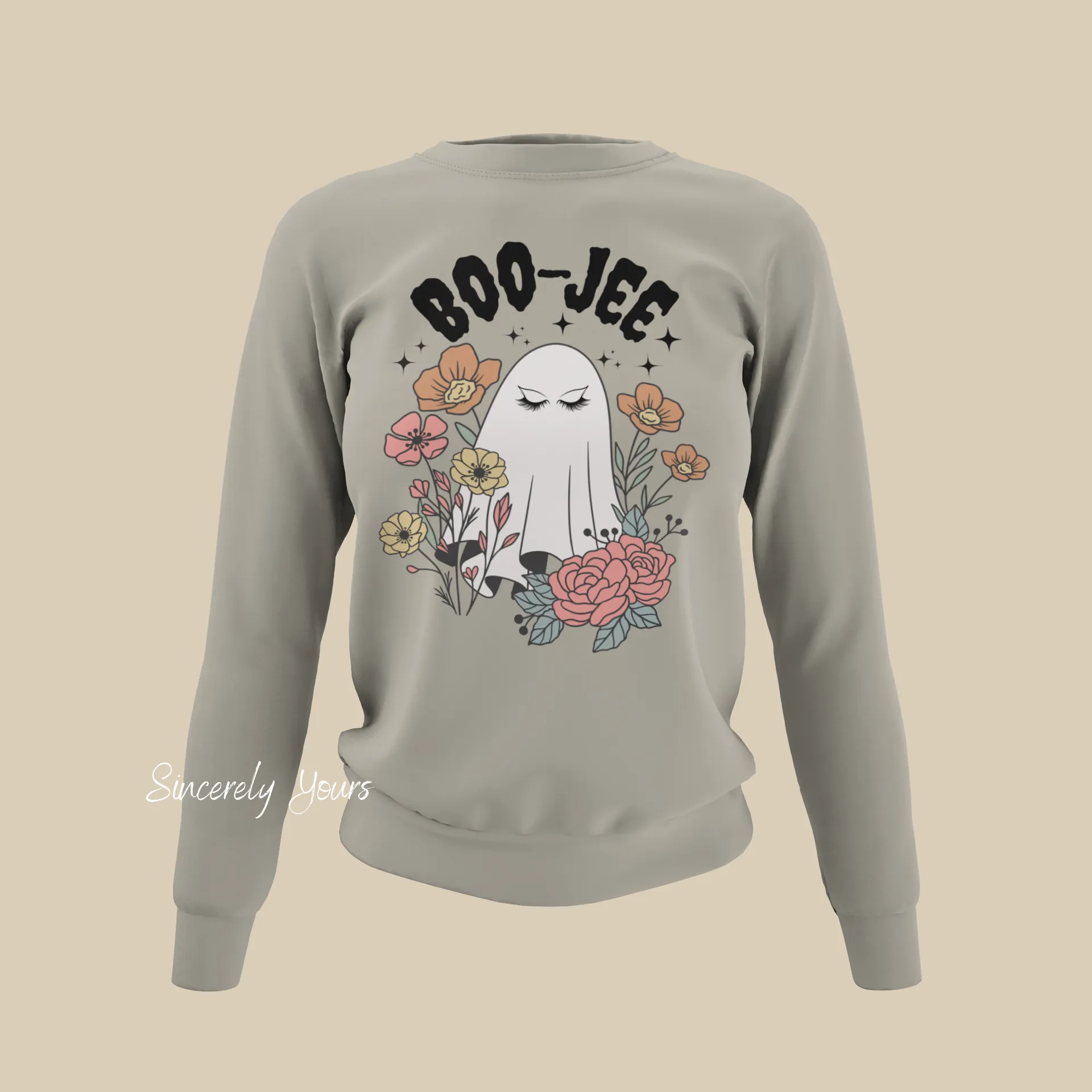 Boo-Jee Ghost Halloween Sweatshirt