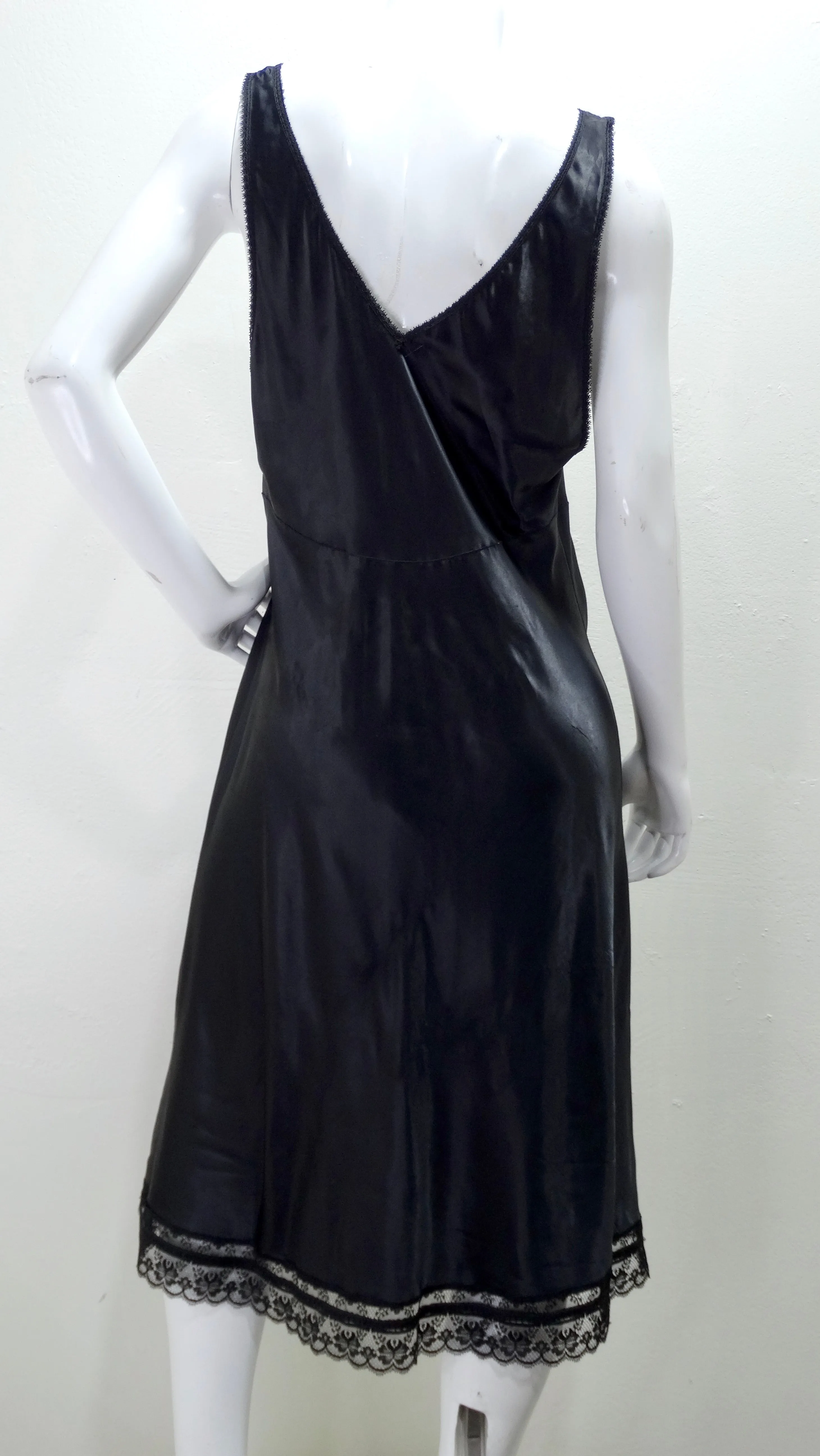 Christian Dior Vintage Silk Lace Slip Dress
