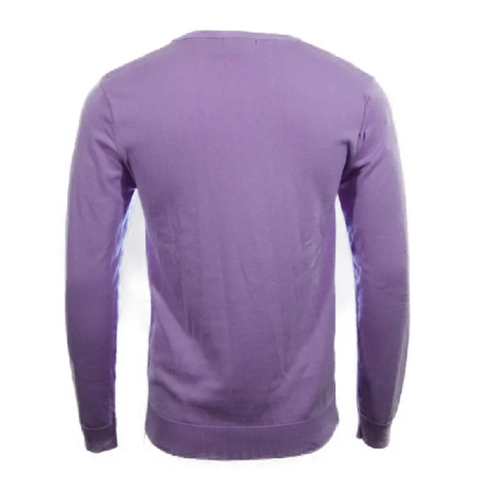 Daniel K Men's Sweatshirt V-Neck Long Sleeve Pullover Knit Rib Cuff Sweatshirt