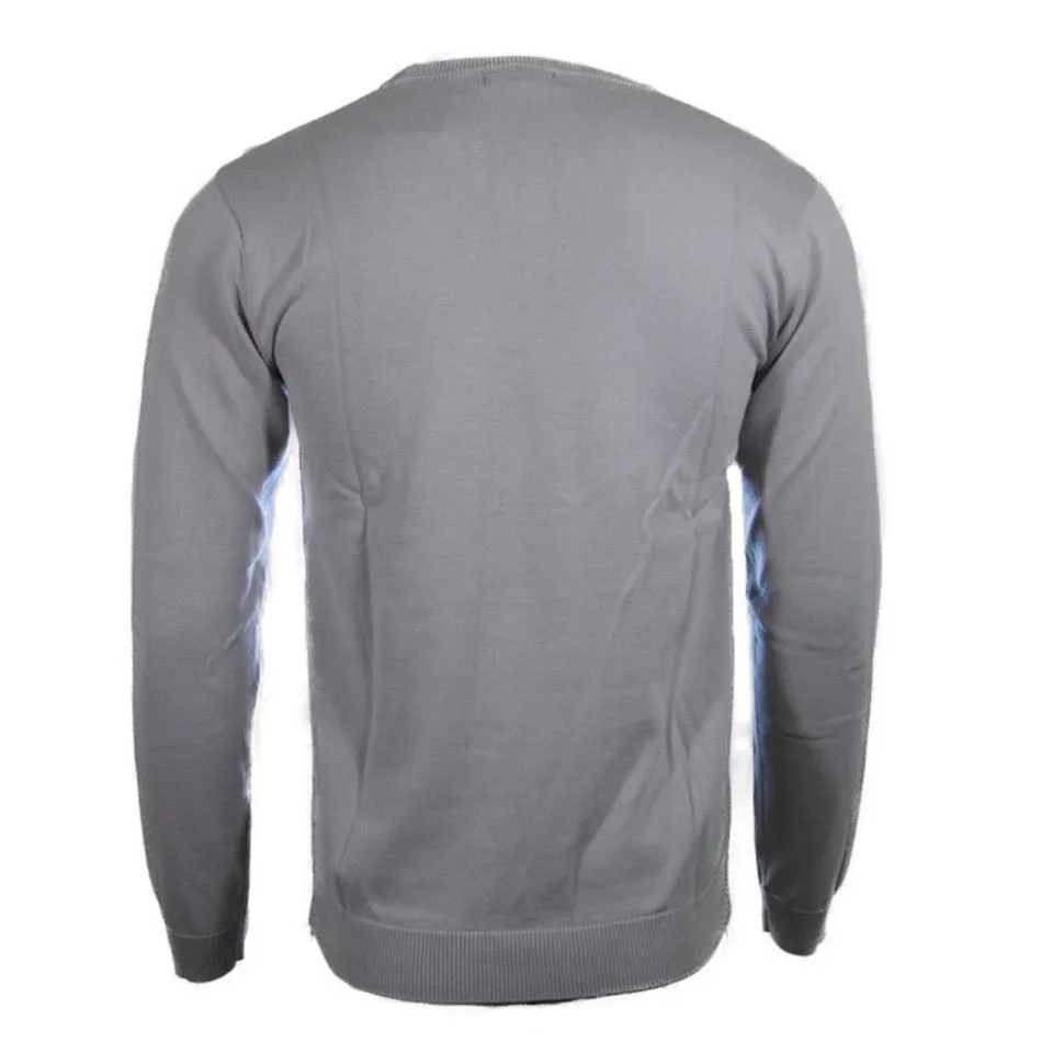 Daniel K Men's Sweatshirt V-Neck Long Sleeve Pullover Knit Rib Cuff Sweatshirt