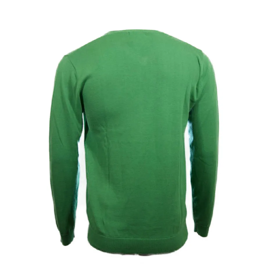 Daniel K Men's Sweatshirt V-Neck Long Sleeve Pullover Knit Rib Cuff Sweatshirt