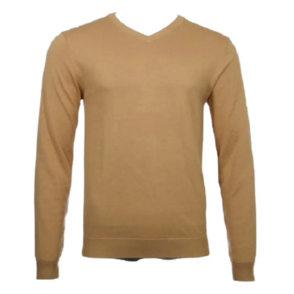 Daniel K Men's Sweatshirt V-Neck Long Sleeve Pullover Knit Rib Cuff Sweatshirt