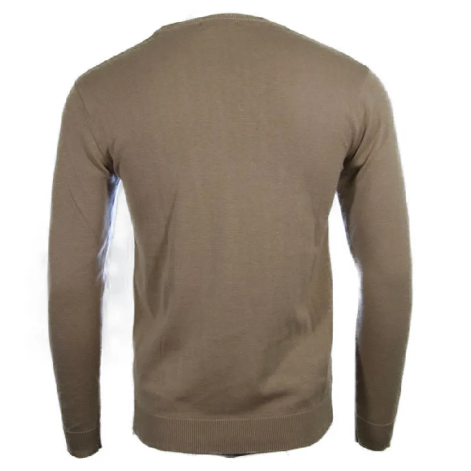 Daniel K Men's Sweatshirt V-Neck Long Sleeve Pullover Knit Rib Cuff Sweatshirt