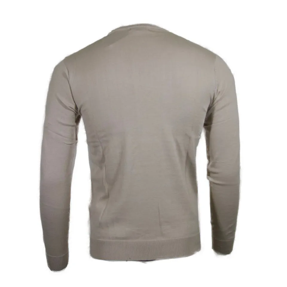 Daniel K Men's Sweatshirt V-Neck Long Sleeve Pullover Knit Rib Cuff Sweatshirt