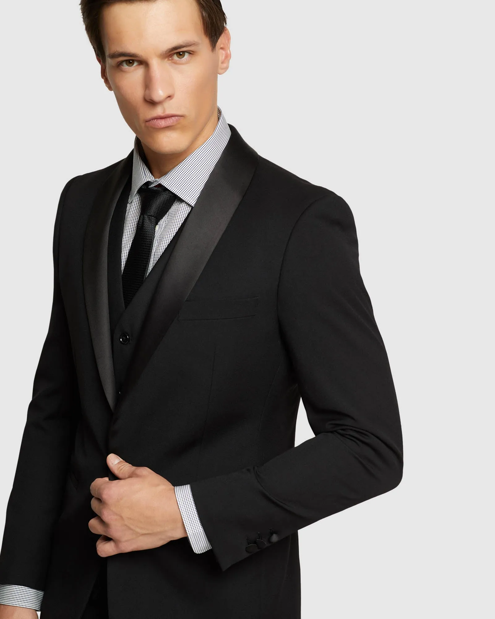 Dinner Suit Jacket With Shawl Neck