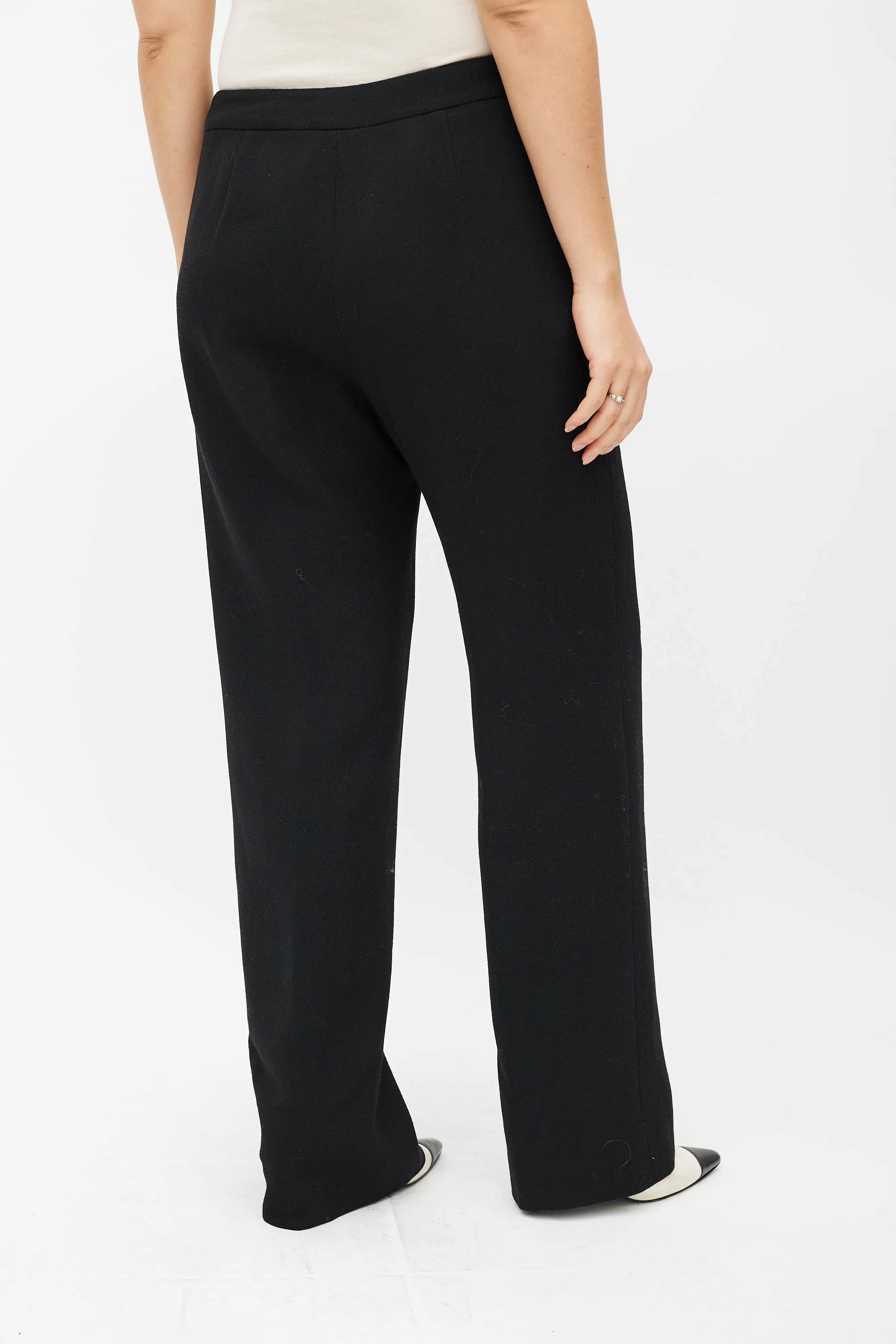 FW 1999 Black Wool Woven Trouser