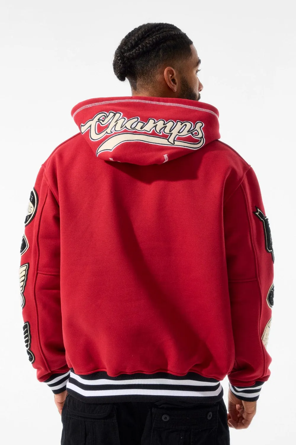 Hall of Fame Pullover Hoodie (Deep Red)