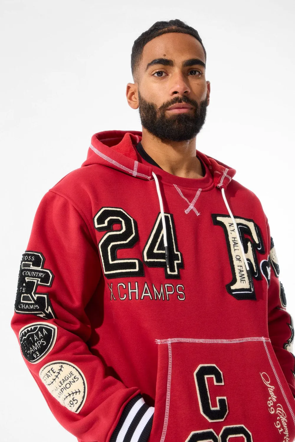 Hall of Fame Pullover Hoodie (Deep Red)