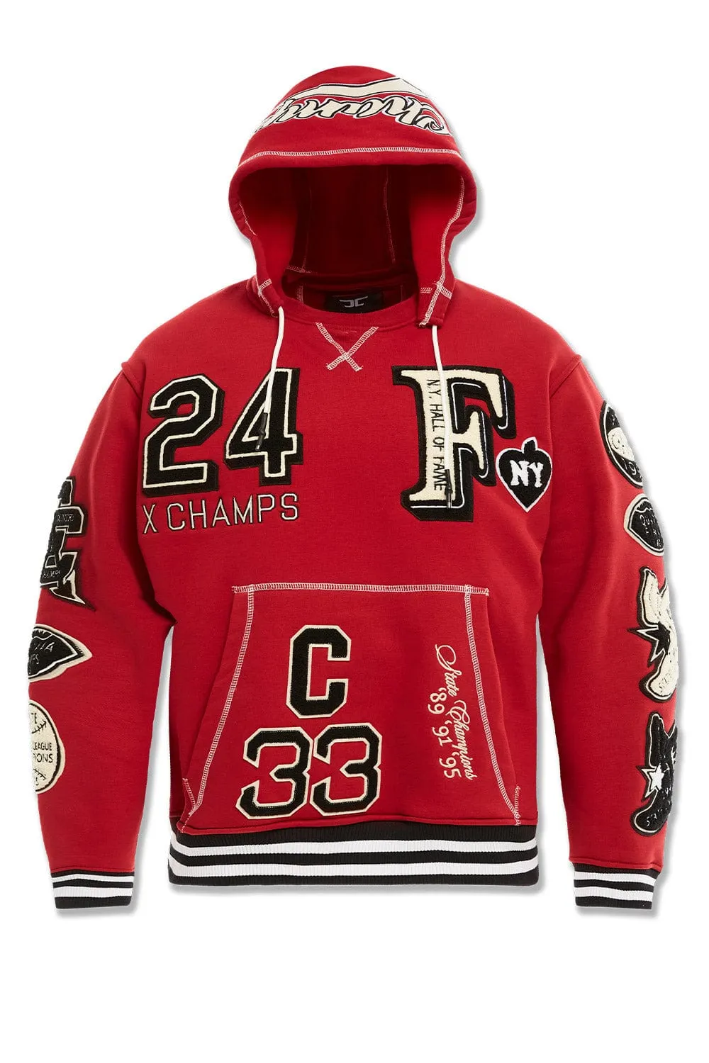 Hall of Fame Pullover Hoodie (Deep Red)