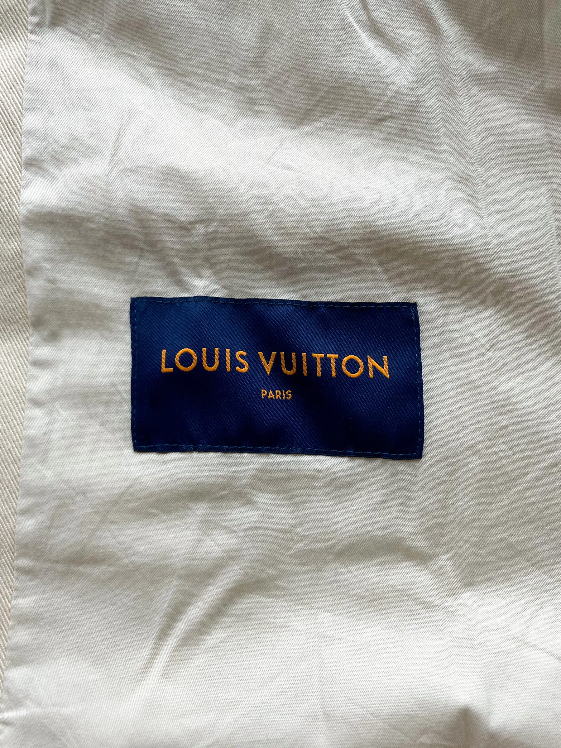Louis Vuitton Beige Monogram Workwear Sherpa Jacket