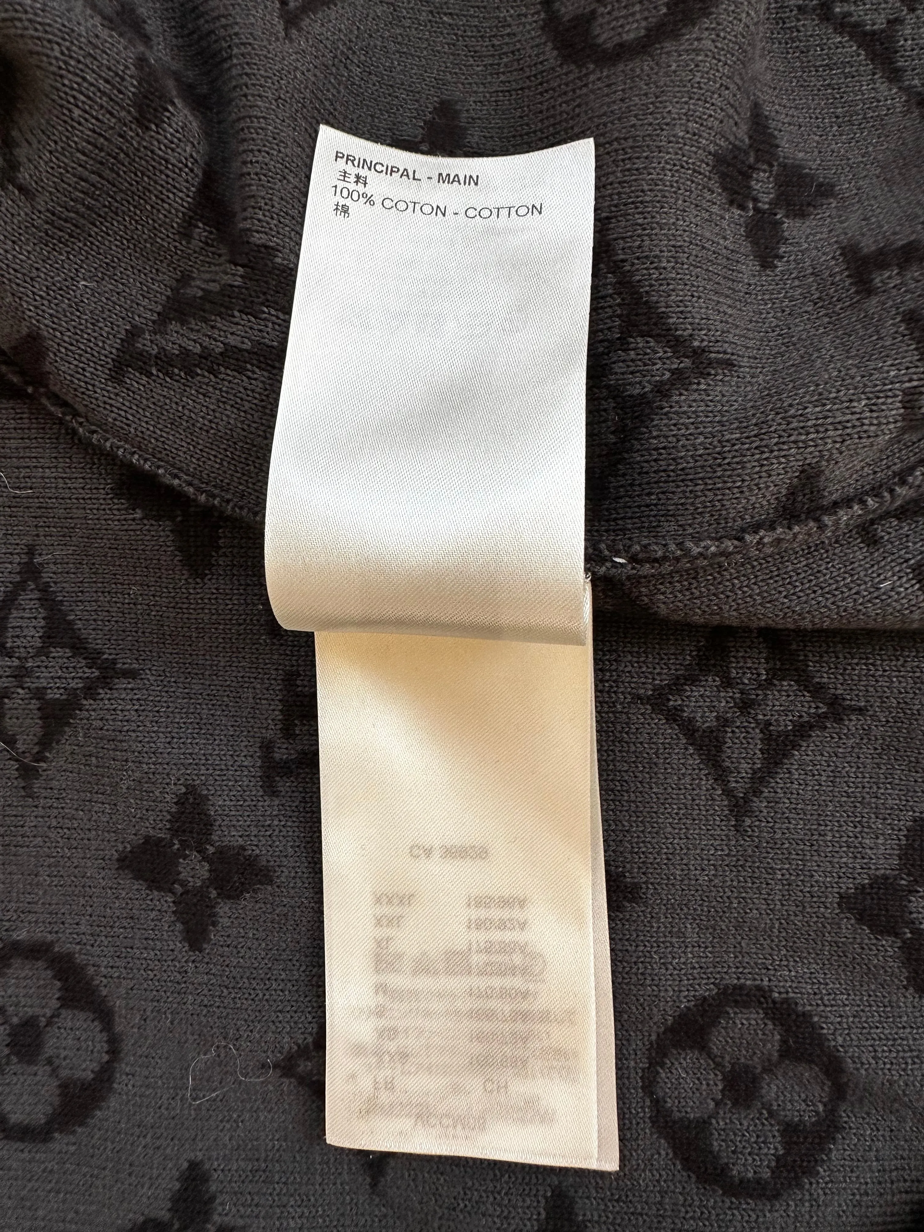 Louis Vuitton Black & Grey Monogram Graffiti Logo Bomber Jacket