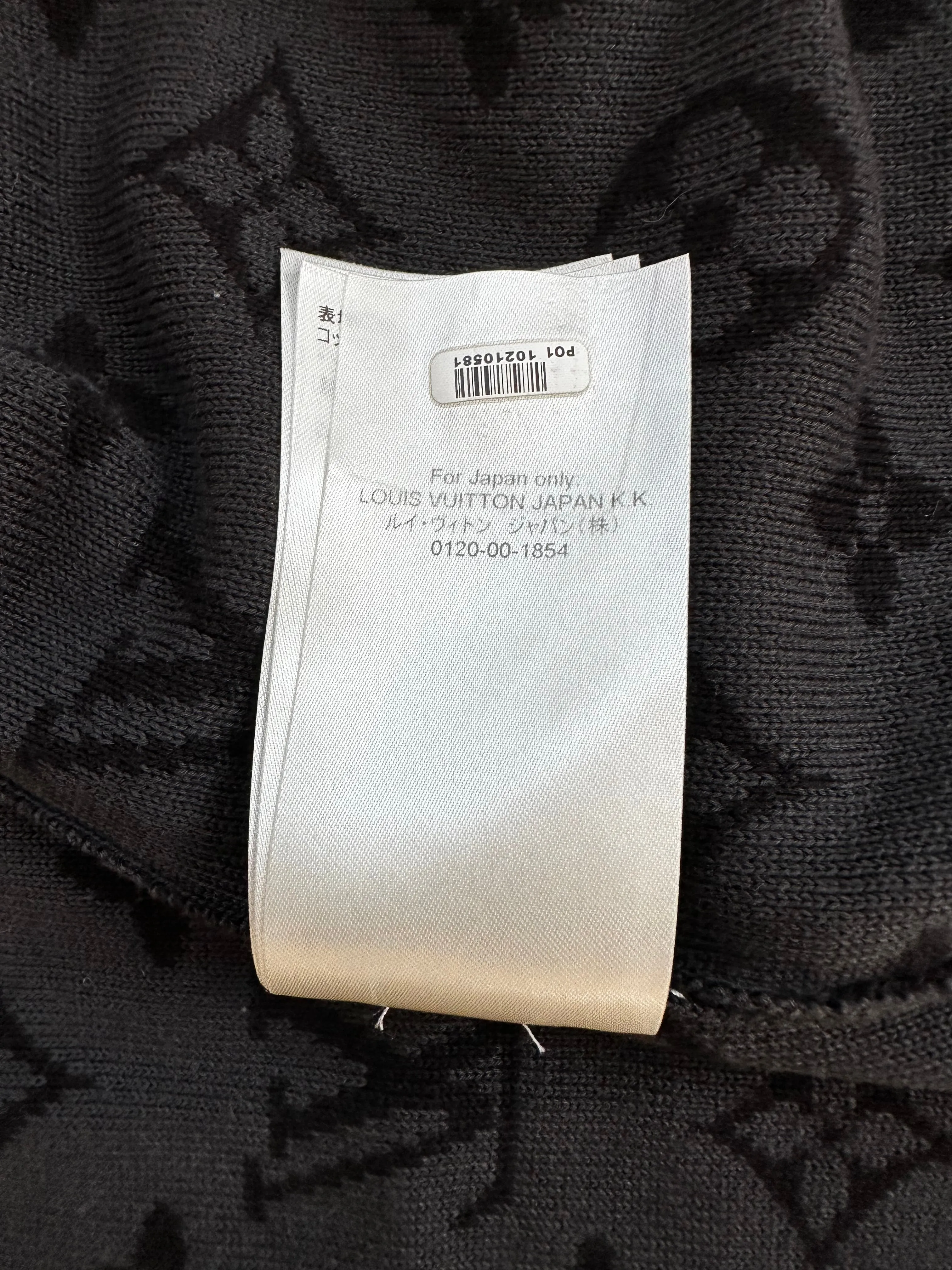 Louis Vuitton Black & Grey Monogram Graffiti Logo Bomber Jacket