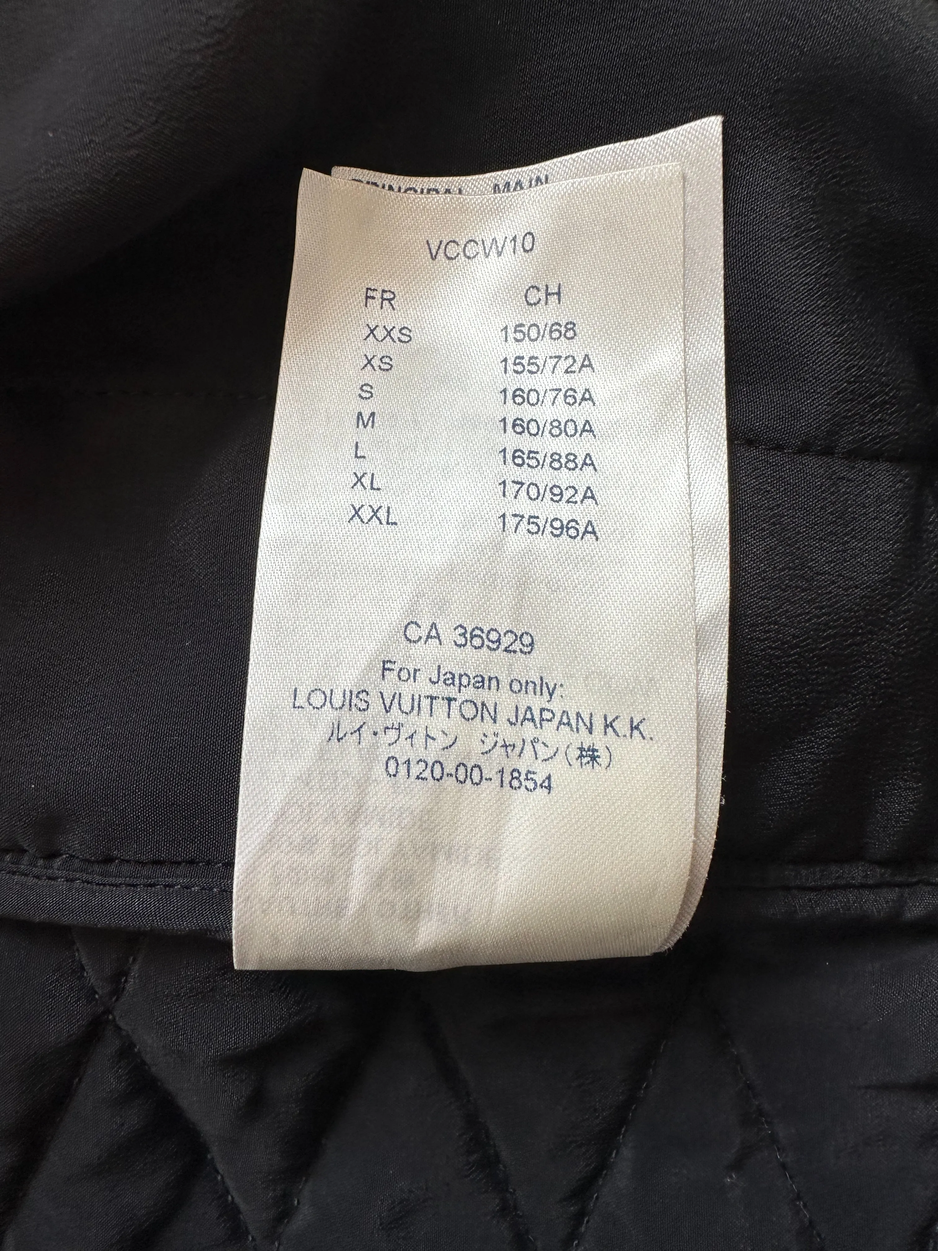 Louis Vuitton Black & White Monogram Hooded Women's Jacket