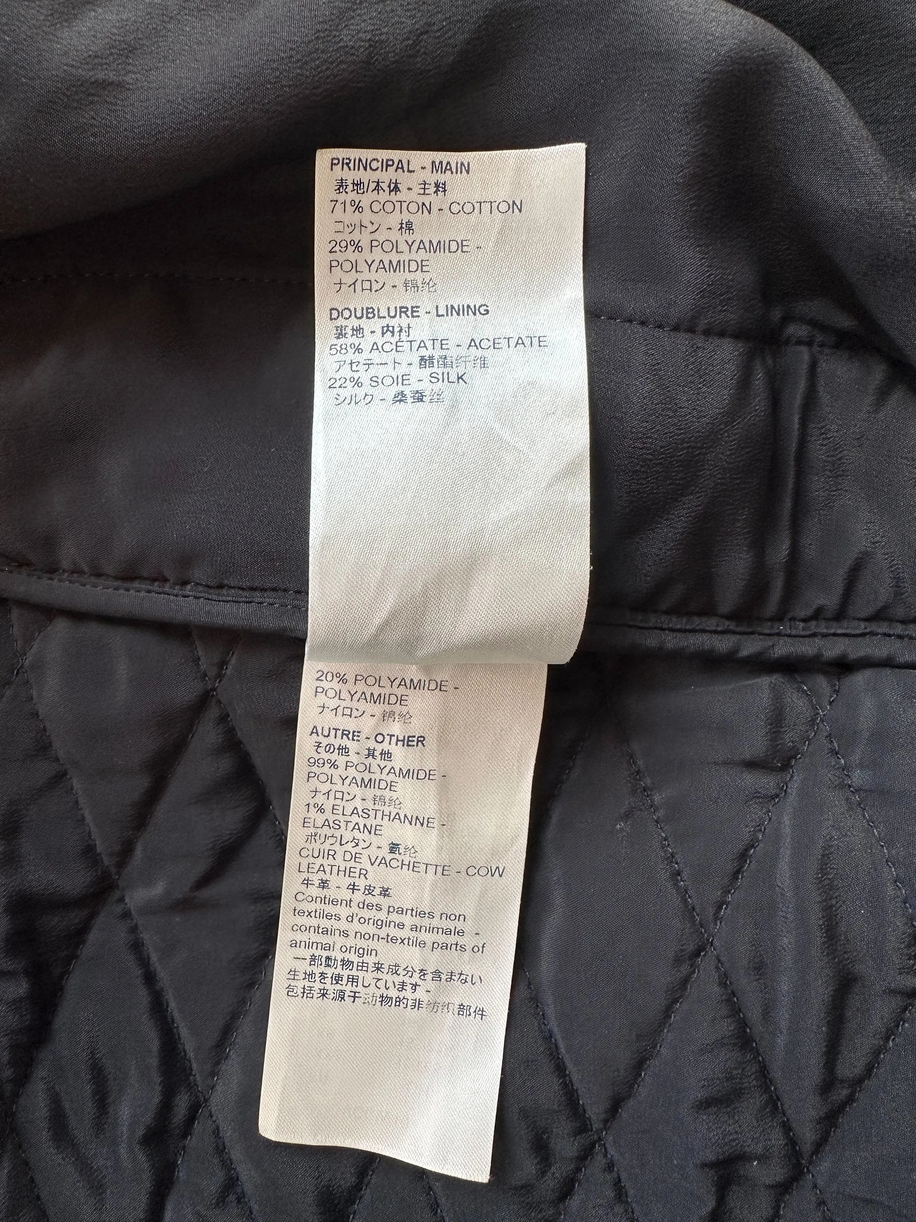 Louis Vuitton Black & White Monogram Hooded Women's Jacket