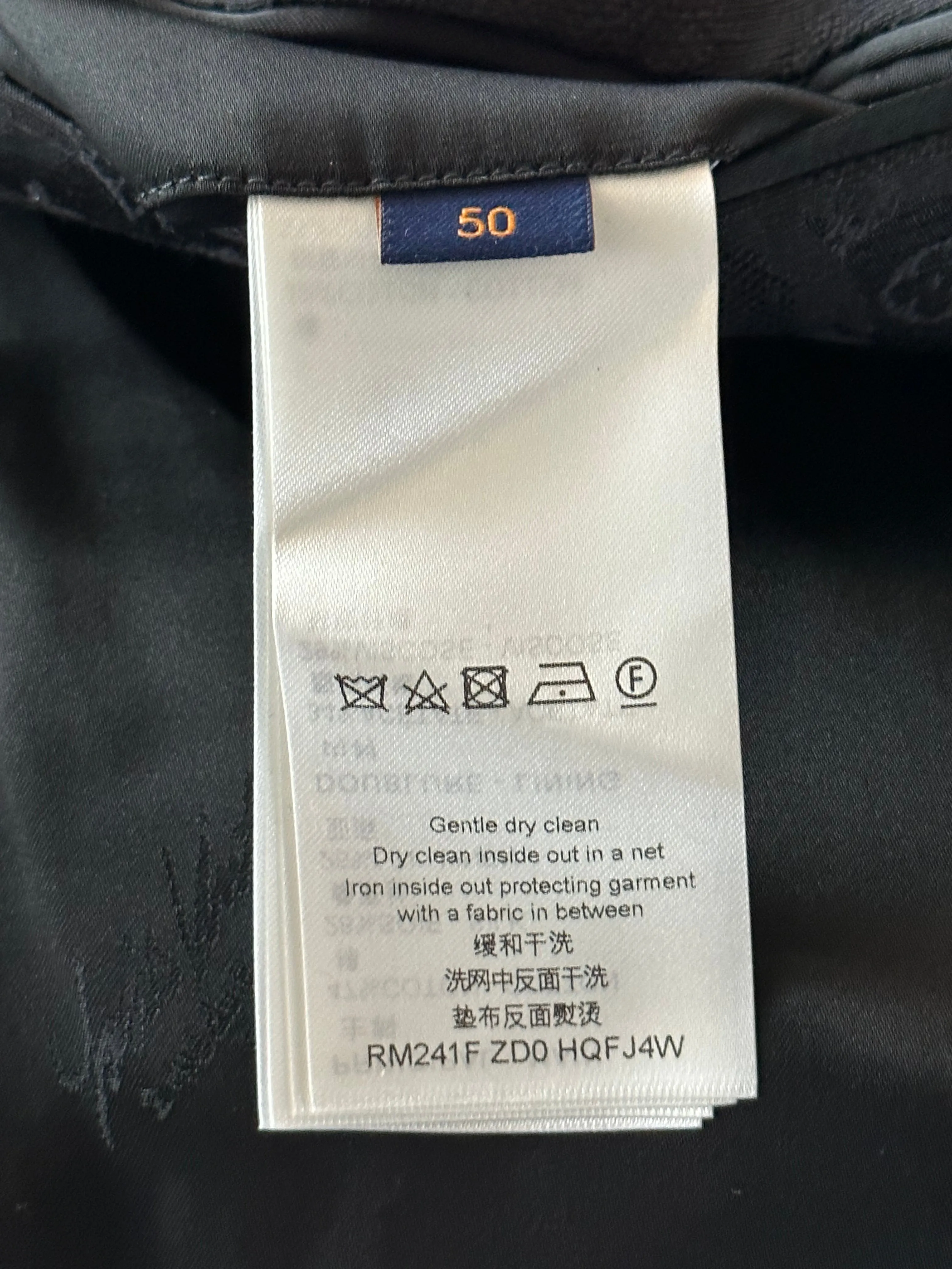 Louis Vuitton Black Flower Monogram Blazer Jacket