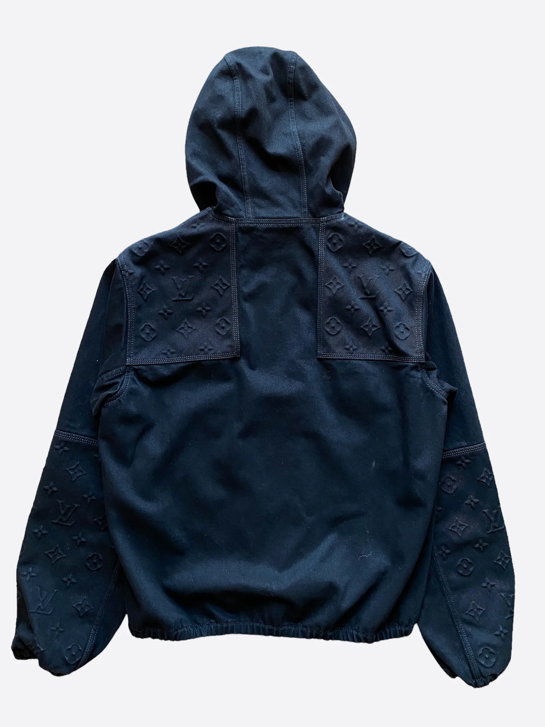 Louis Vuitton Black Monogram Carpenter Hooded Jacket