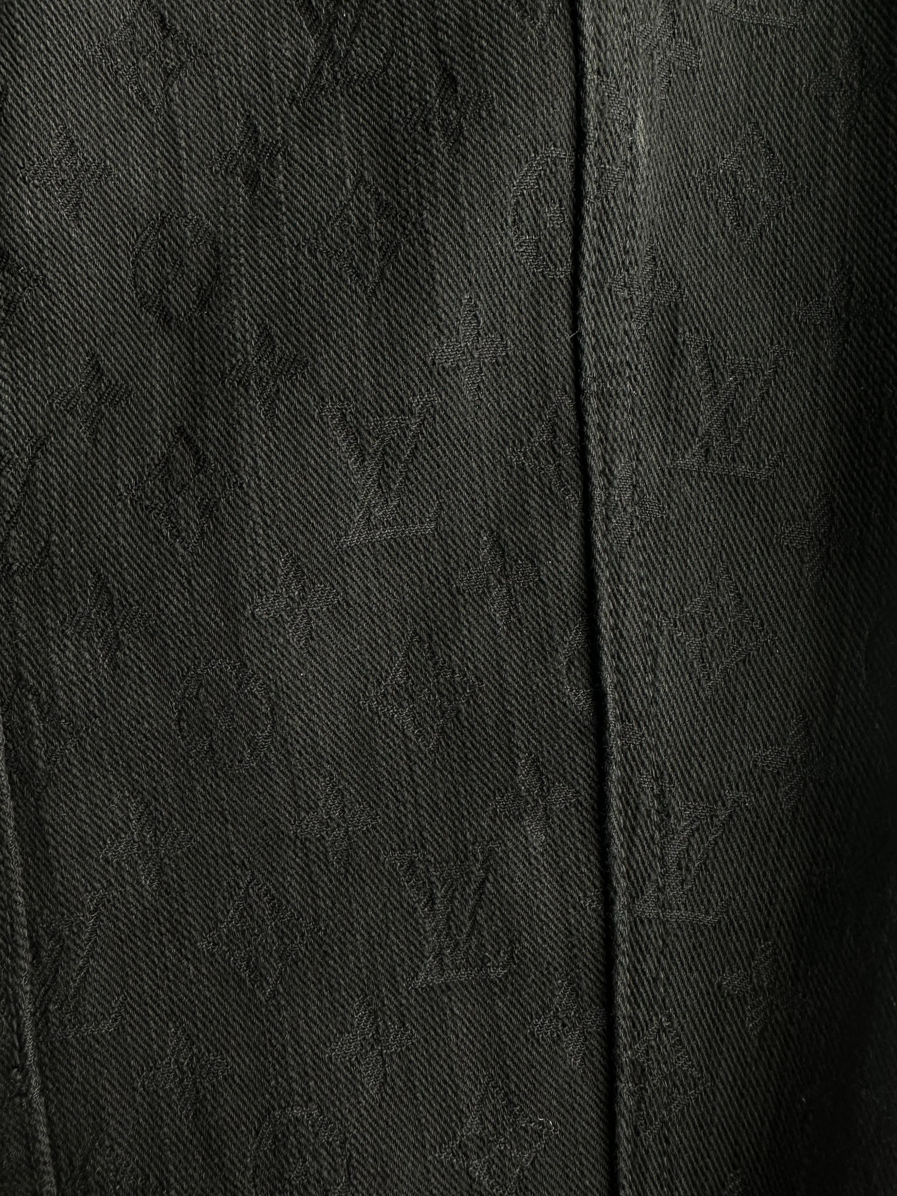Louis Vuitton Black Monogram Denim Jacket