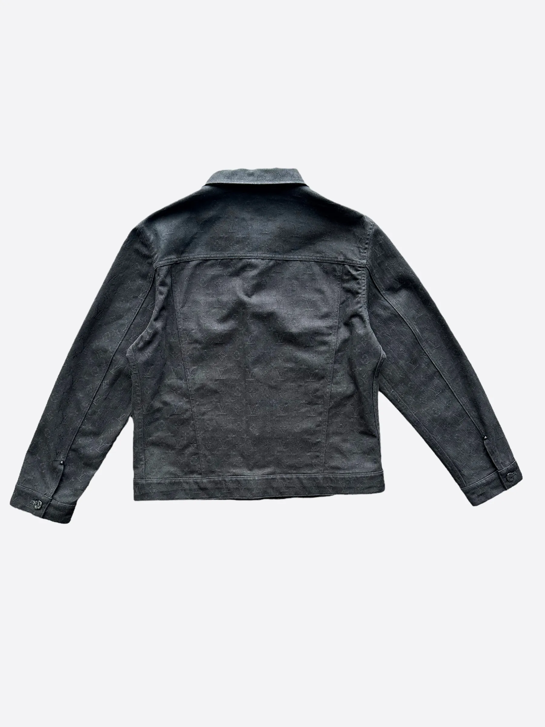 Louis Vuitton Black Monogram Denim Jacket