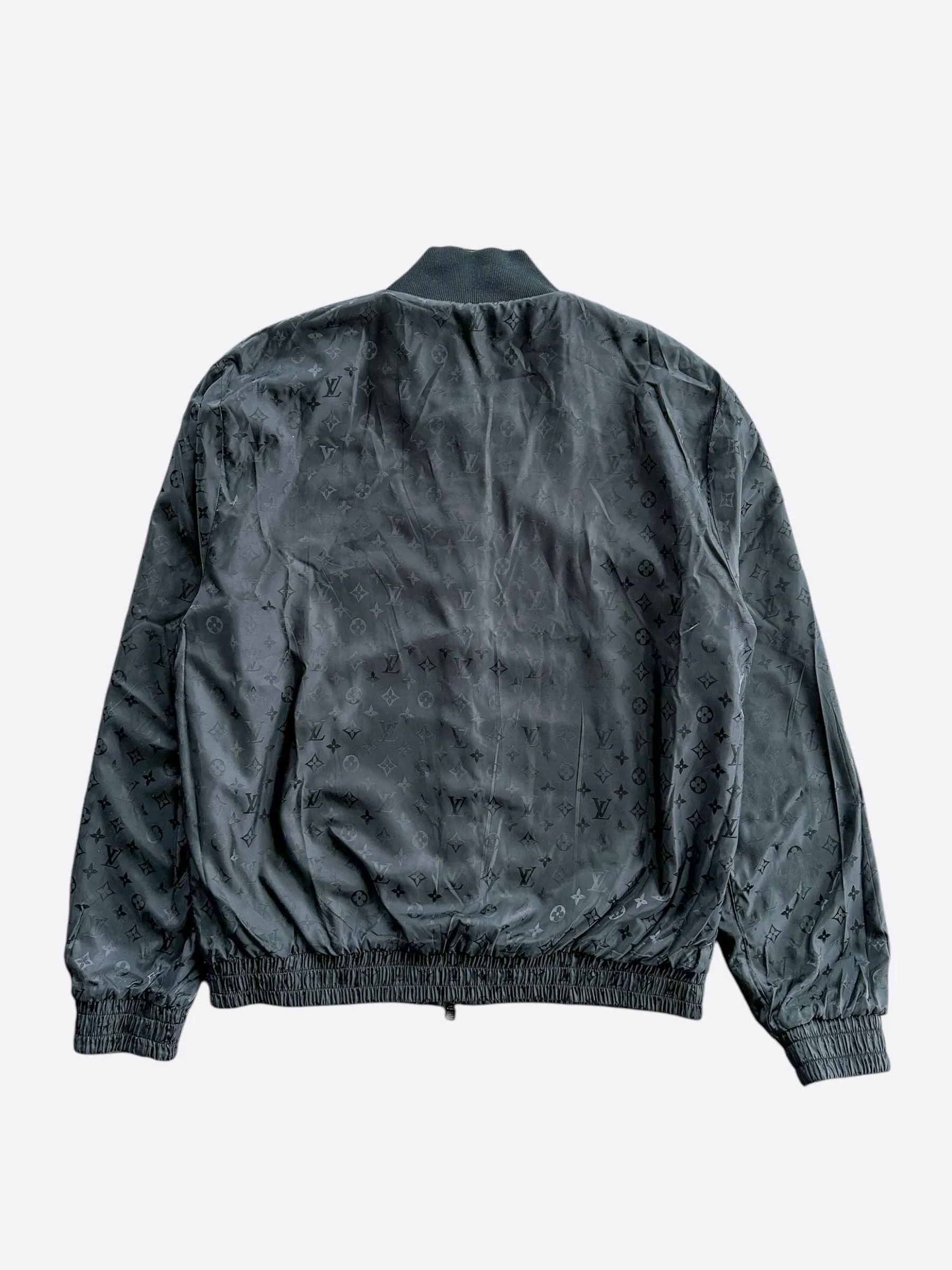 Louis Vuitton Black Monogram Reversible Bomber Jacket