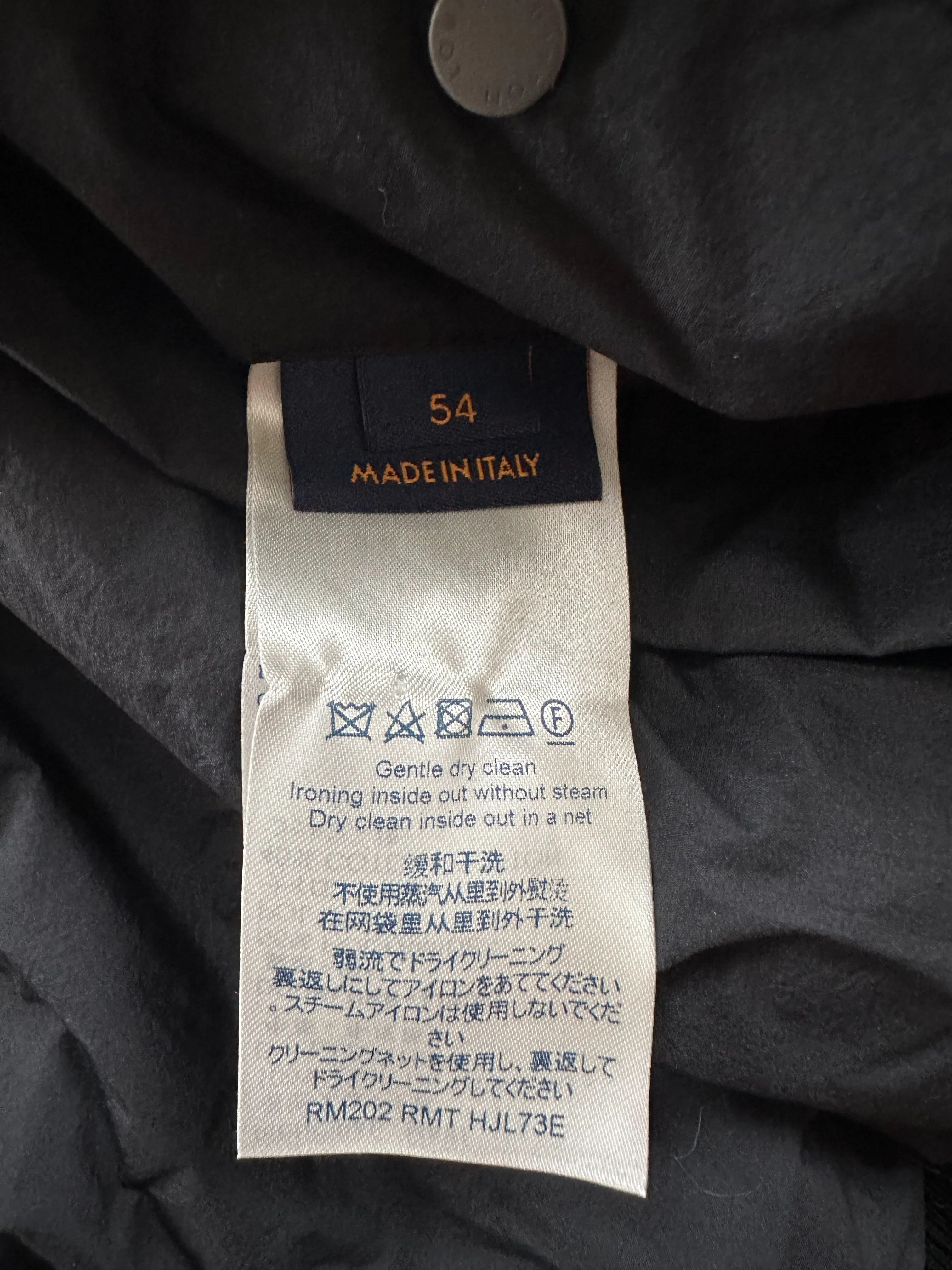 Louis Vuitton Black Monogram Sleeves Bomber Jacket