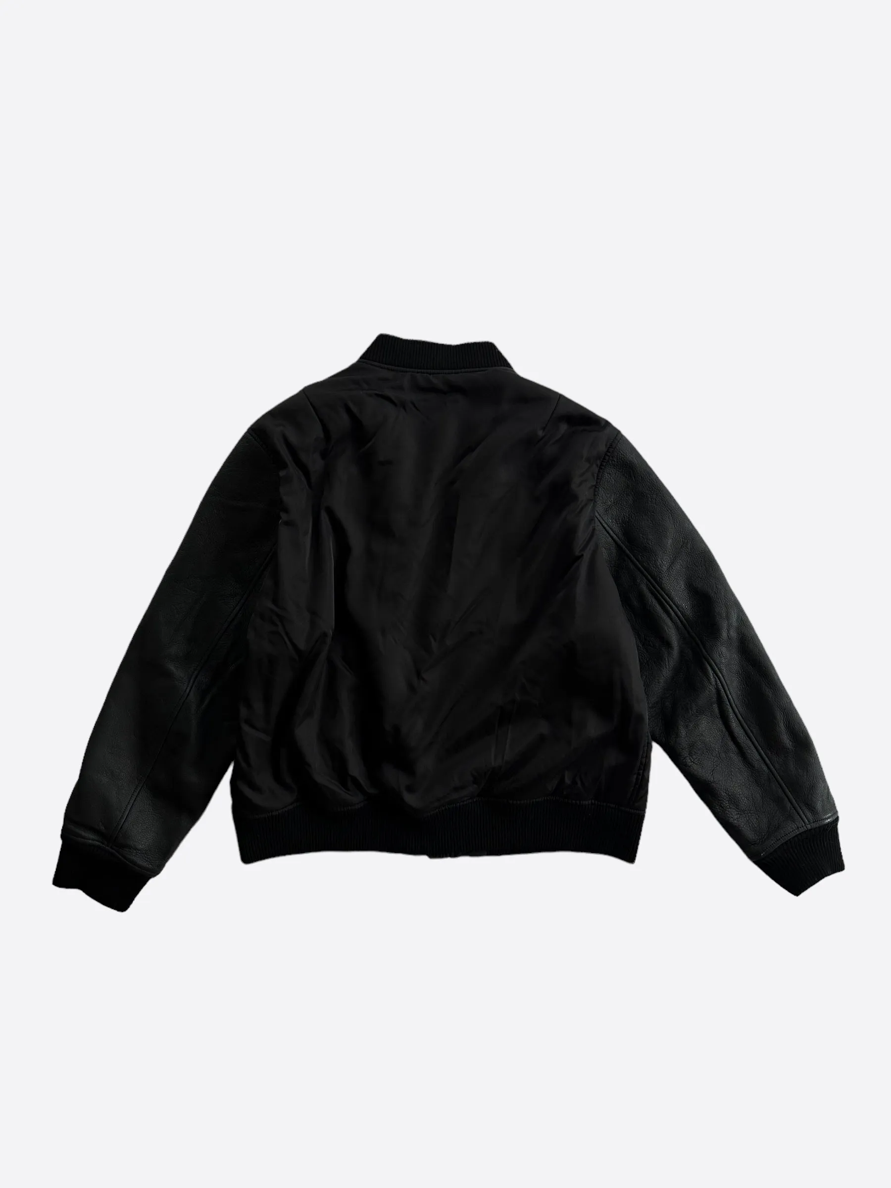 Louis Vuitton Black Monogram Sleeves Bomber Jacket
