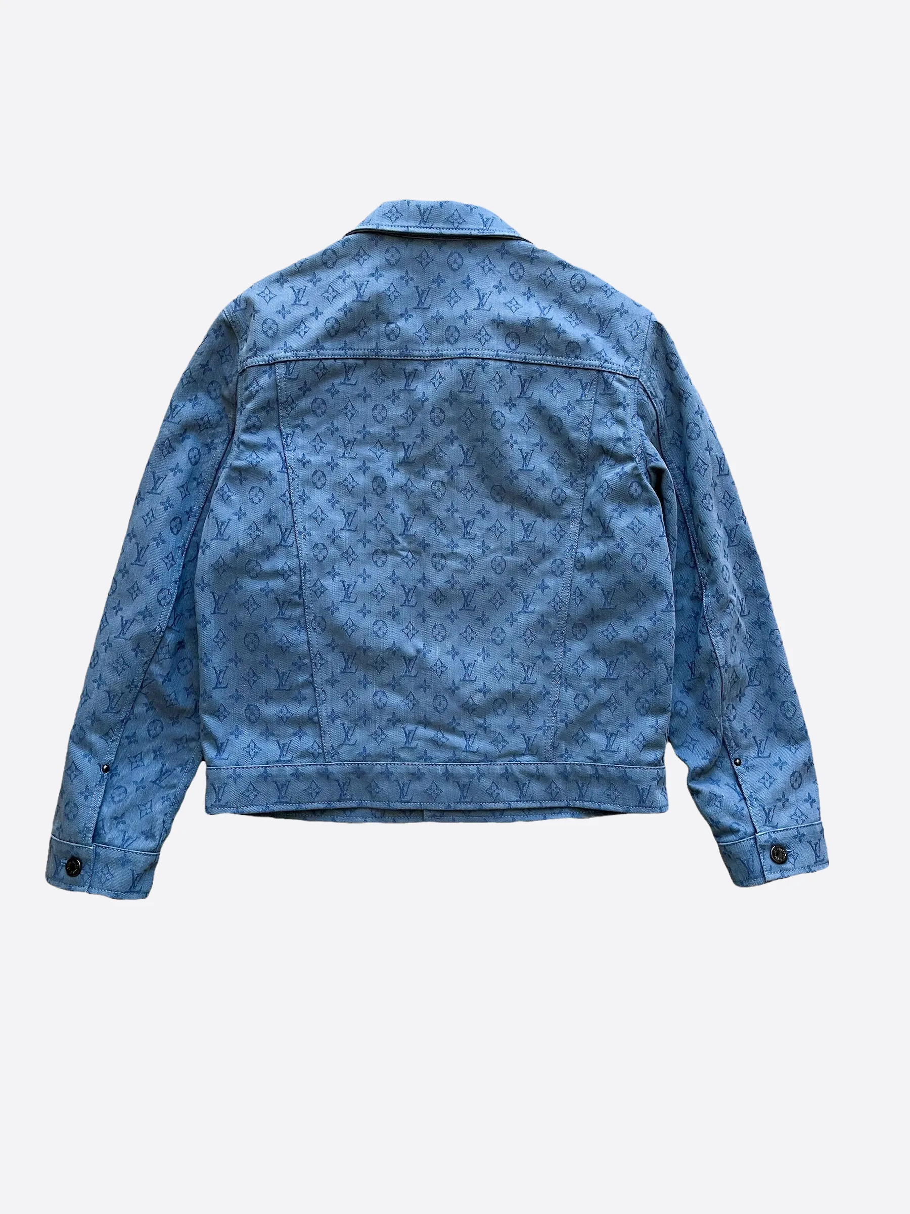 Louis Vuitton Blue Monogram Denim Jacket