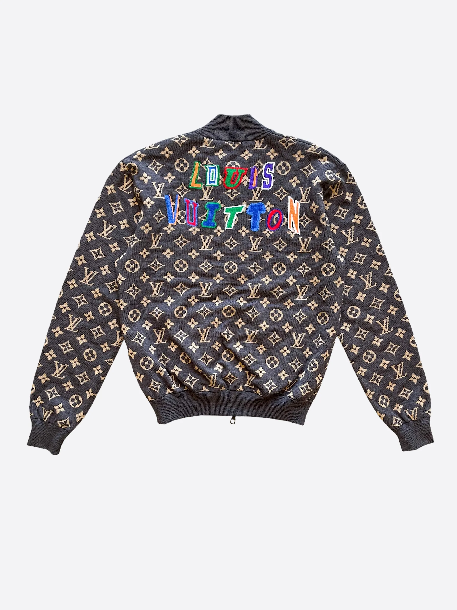 Louis Vuitton Brown Monogram NBA Bomber Jacket