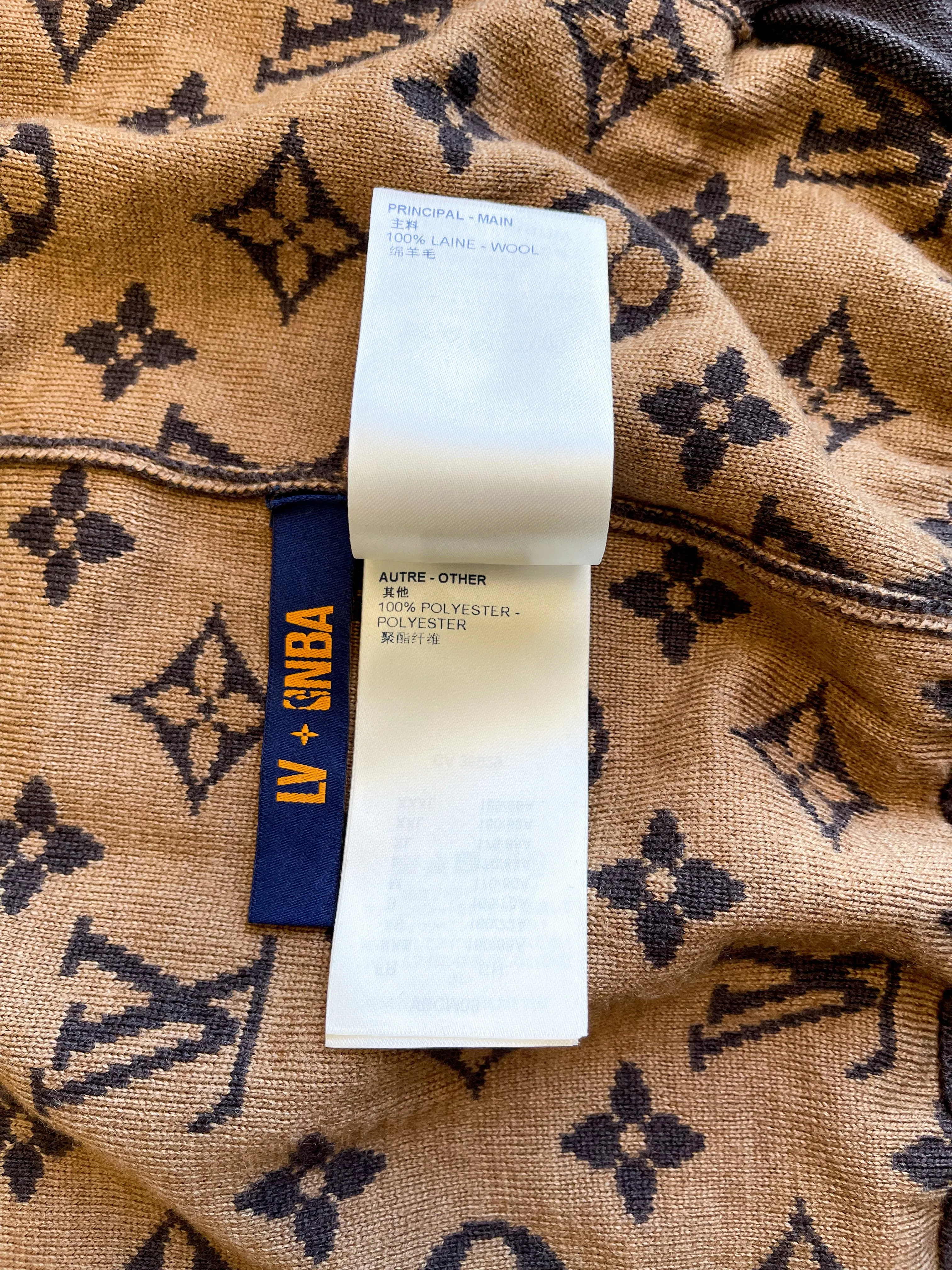 Louis Vuitton Brown Monogram NBA Bomber Jacket