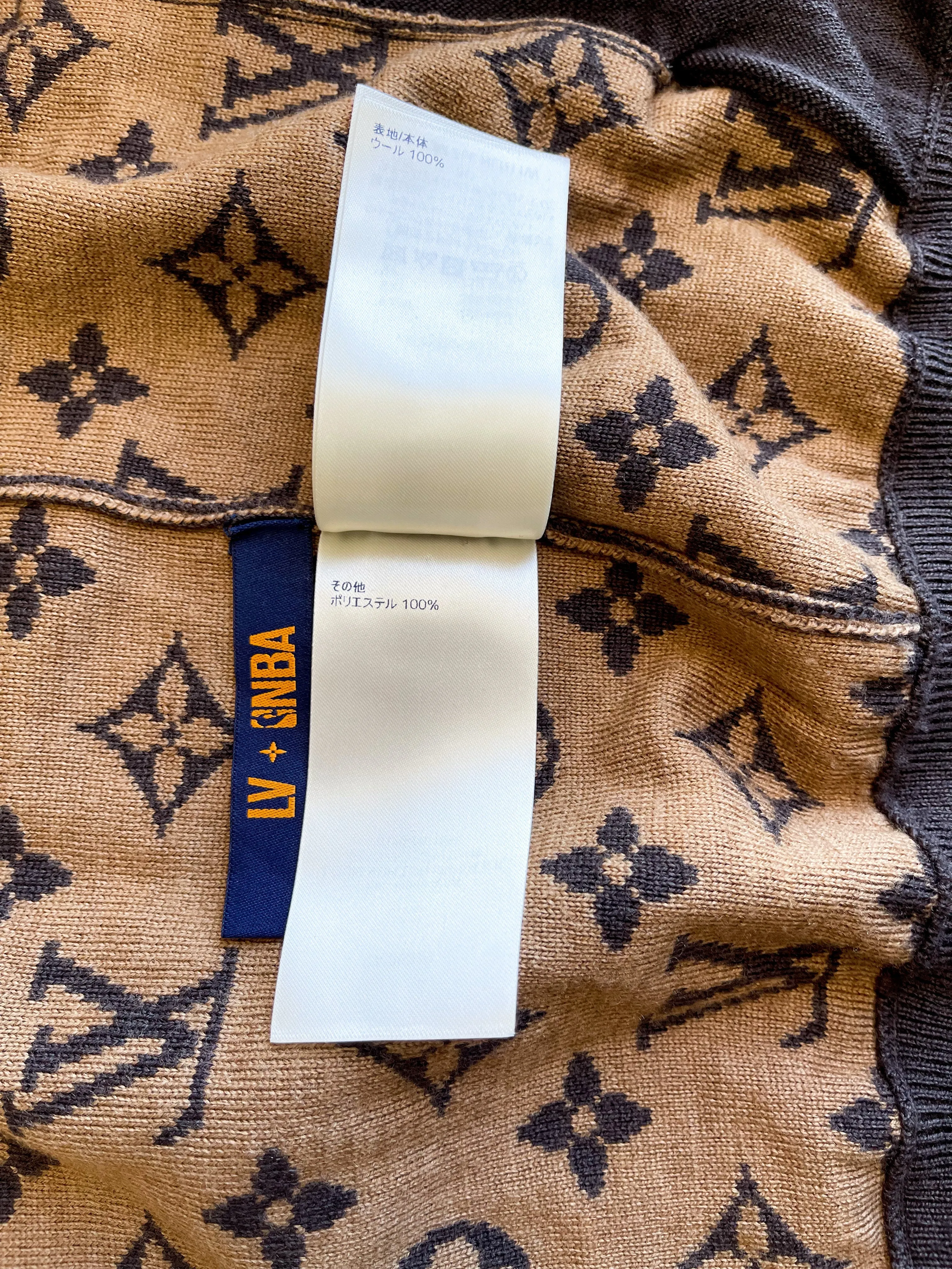 Louis Vuitton Brown Monogram NBA Bomber Jacket