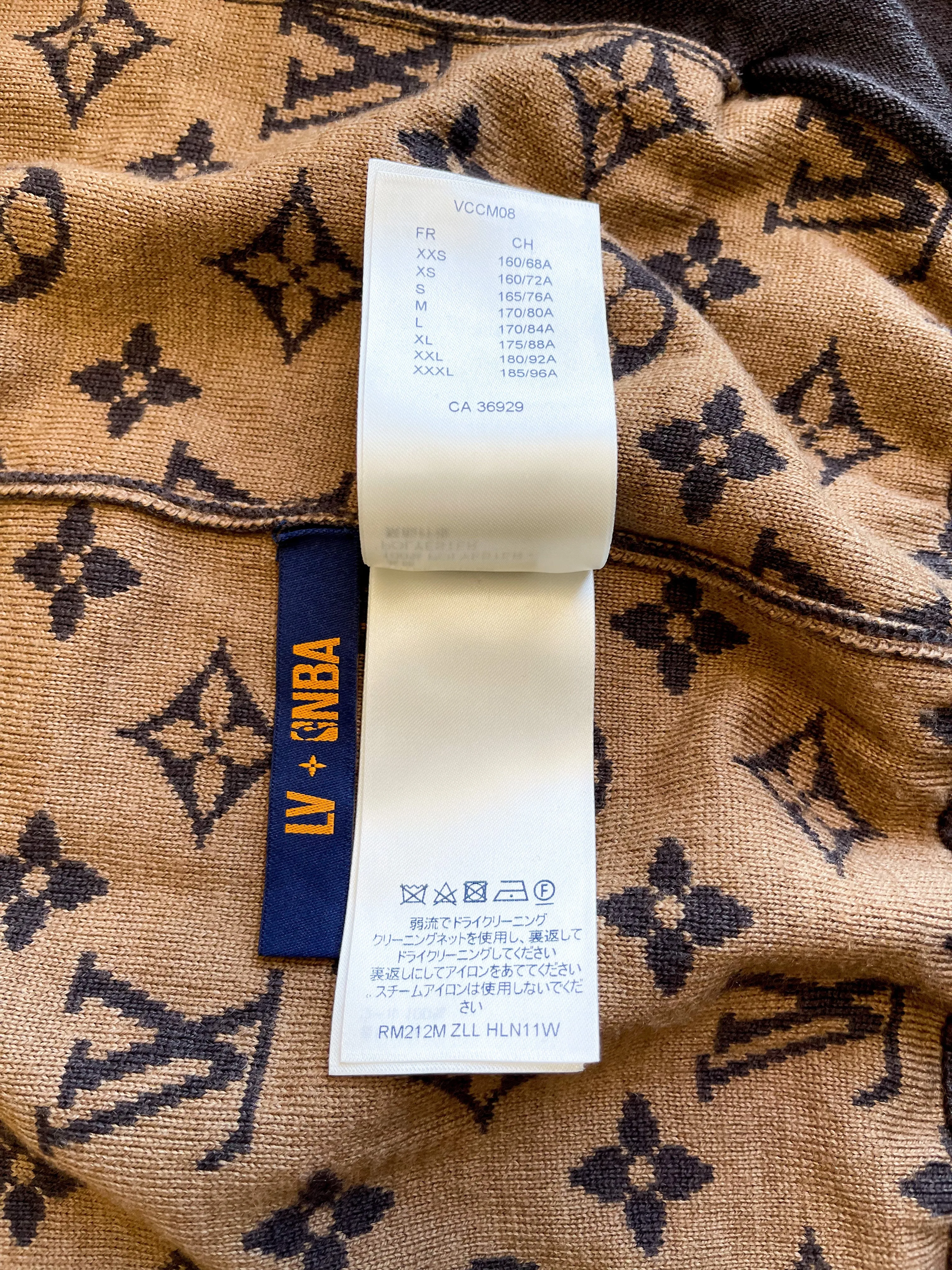 Louis Vuitton Brown Monogram NBA Bomber Jacket