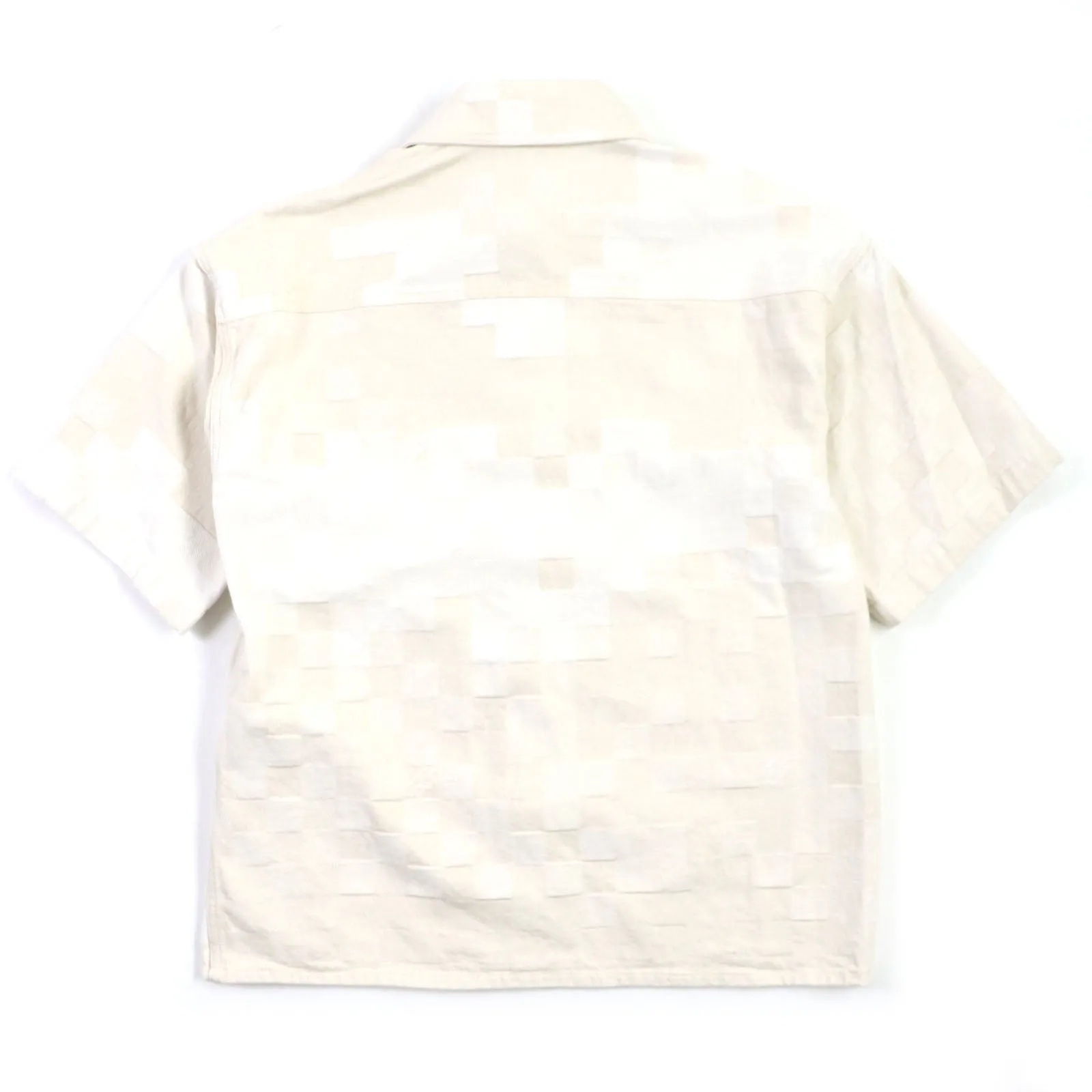 LOUIS VUITTON Denim Jacket 1AFQZO cotton light beige Damier S