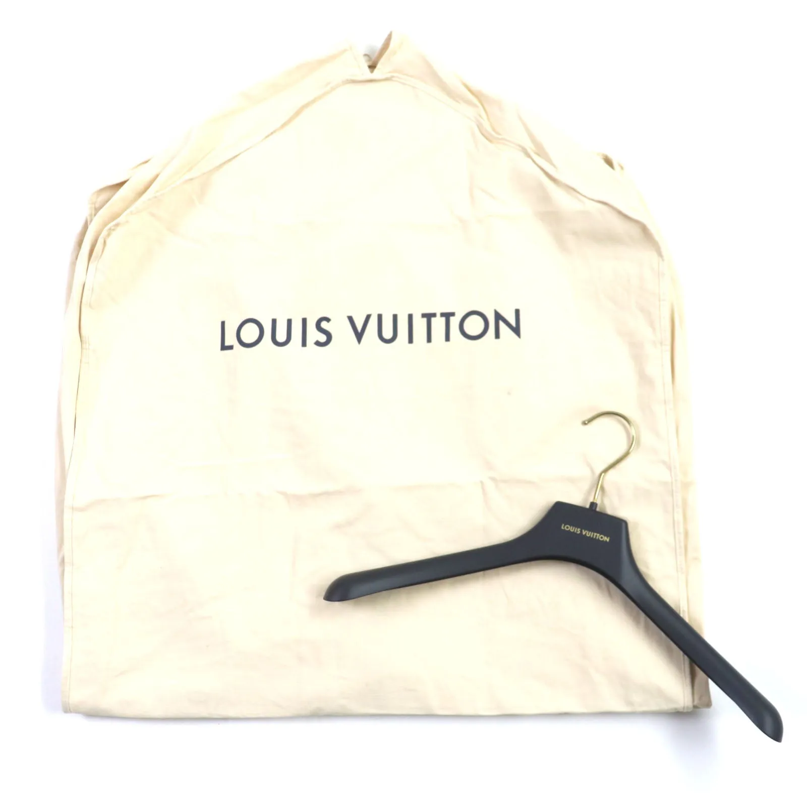 LOUIS VUITTON Denim Jacket 1AFQZO cotton light beige Damier S