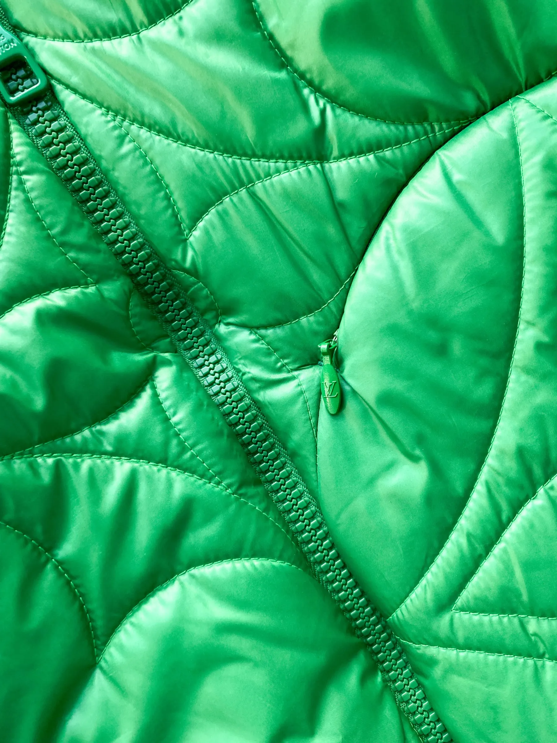 Louis Vuitton Green Monogram Puffer Jacket