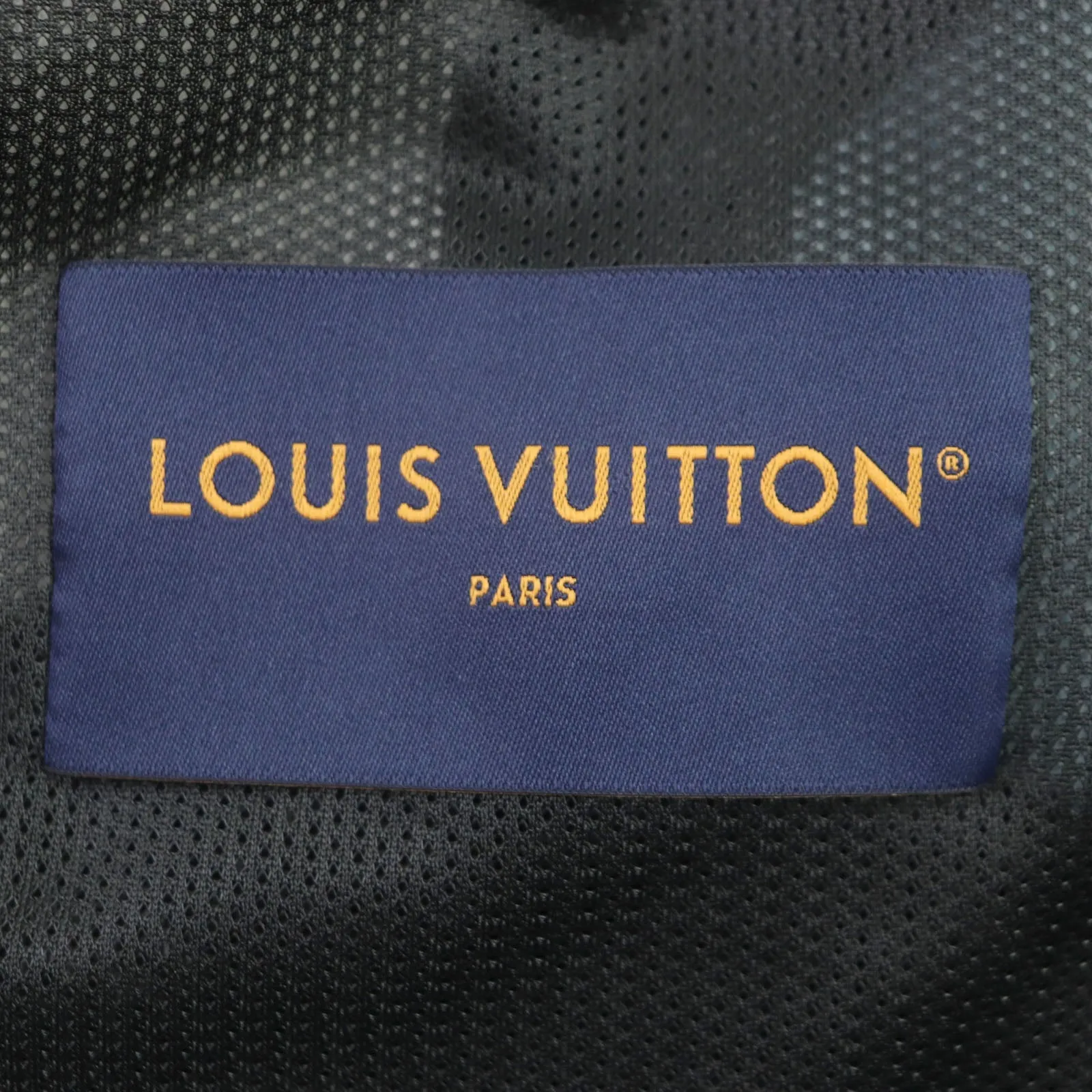 LOUIS VUITTON Nylon jacket HQY18W polyester black white light blue M