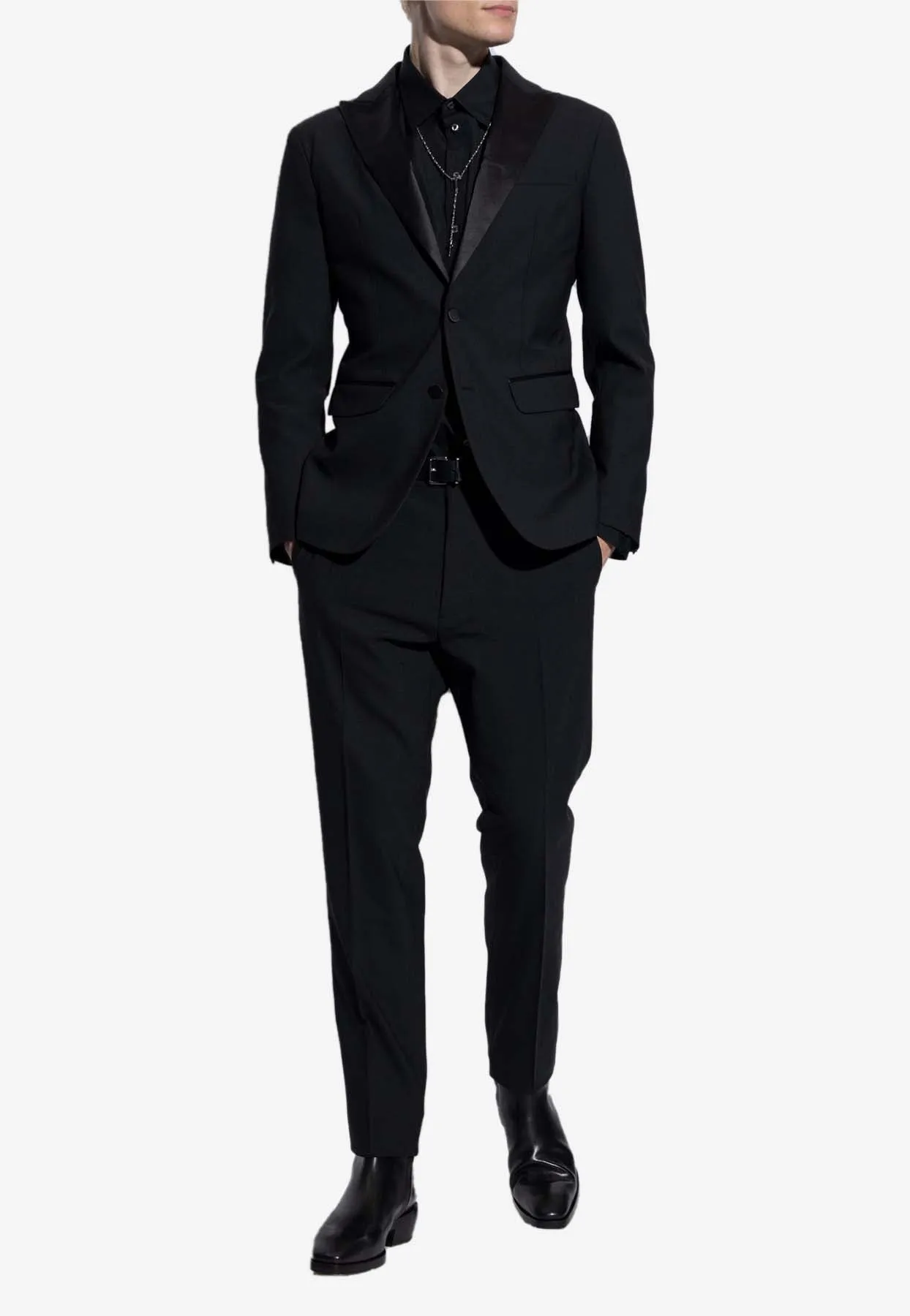 Miami Single-Breasted Satin Suit