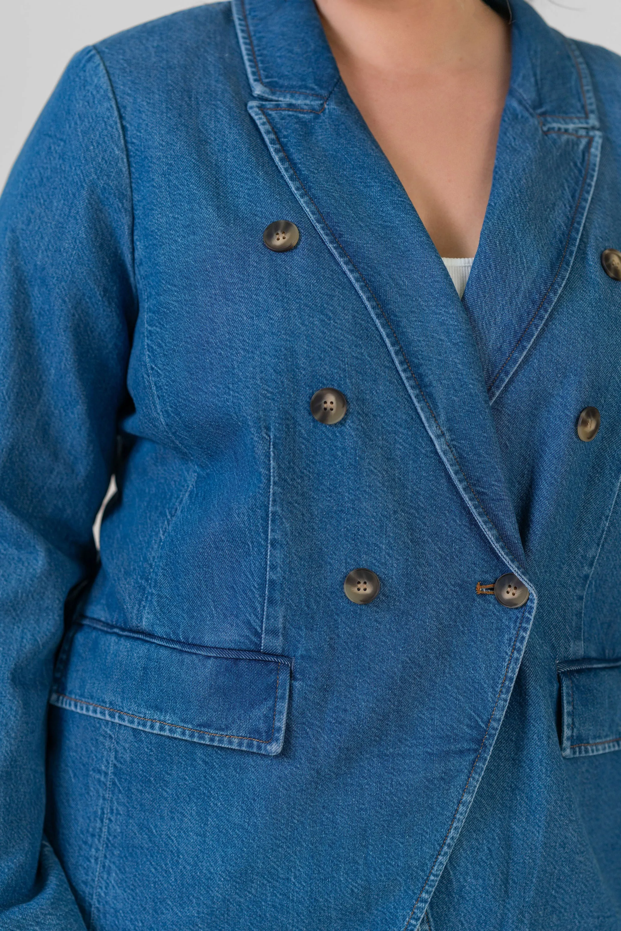 MICHELLE DENIM BLAZER