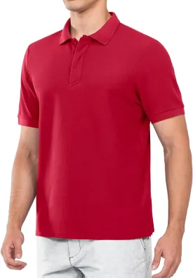 NORTHYARD Men's Cotton Polo Shirts Short Sleeve Knitted Golf Shirt Casual Classic Polos T-Shirt