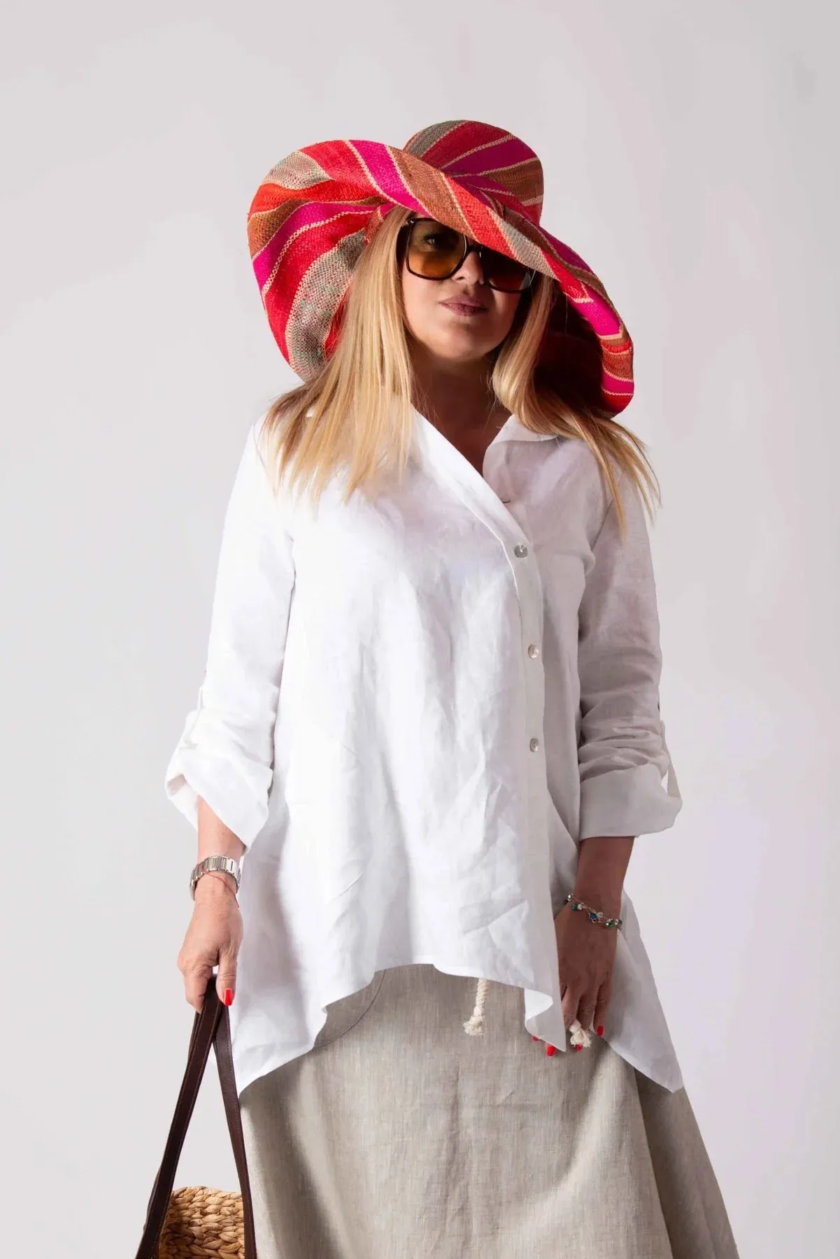 PALERMO TIMELESS WHITE LINEN SHIRT