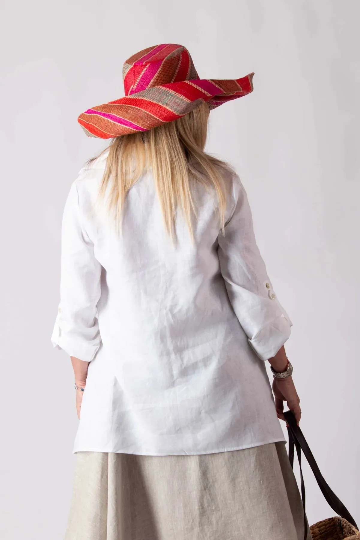 PALERMO TIMELESS WHITE LINEN SHIRT