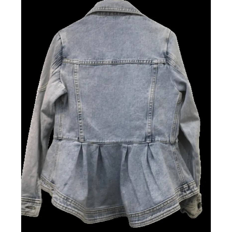 Peplum Denim Jacket