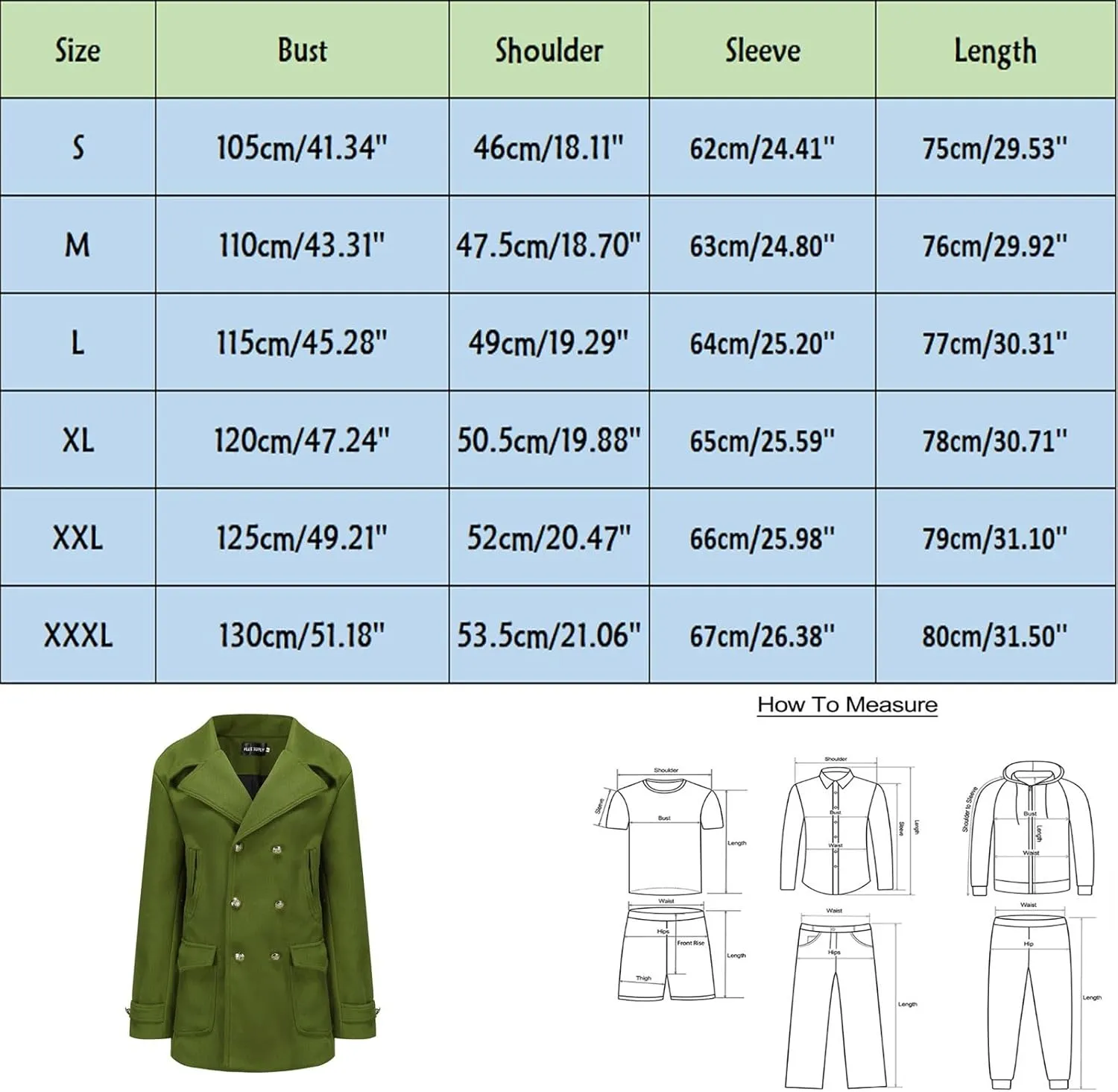 PeQAQ Men Woolen Trench Coat Slim Fit Notch Lapel Single Breasted Coats Winter Warm Business Blazer Long Suit Jacket Overcoat