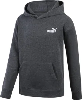 PUMA Boys' Hoodie - Fleece Pullover Basic Athletic Performance Small Chest Logo Sweatshirt for Boys (Sizes: 8-20)