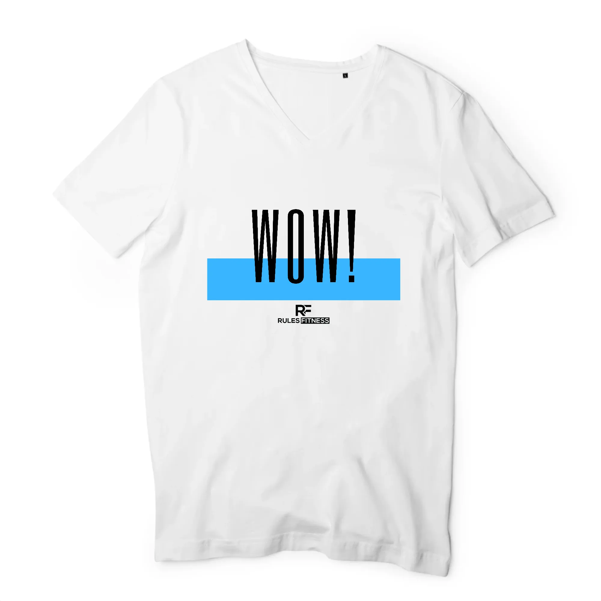 Rulesfitness WOW V-Neck T-Shirt