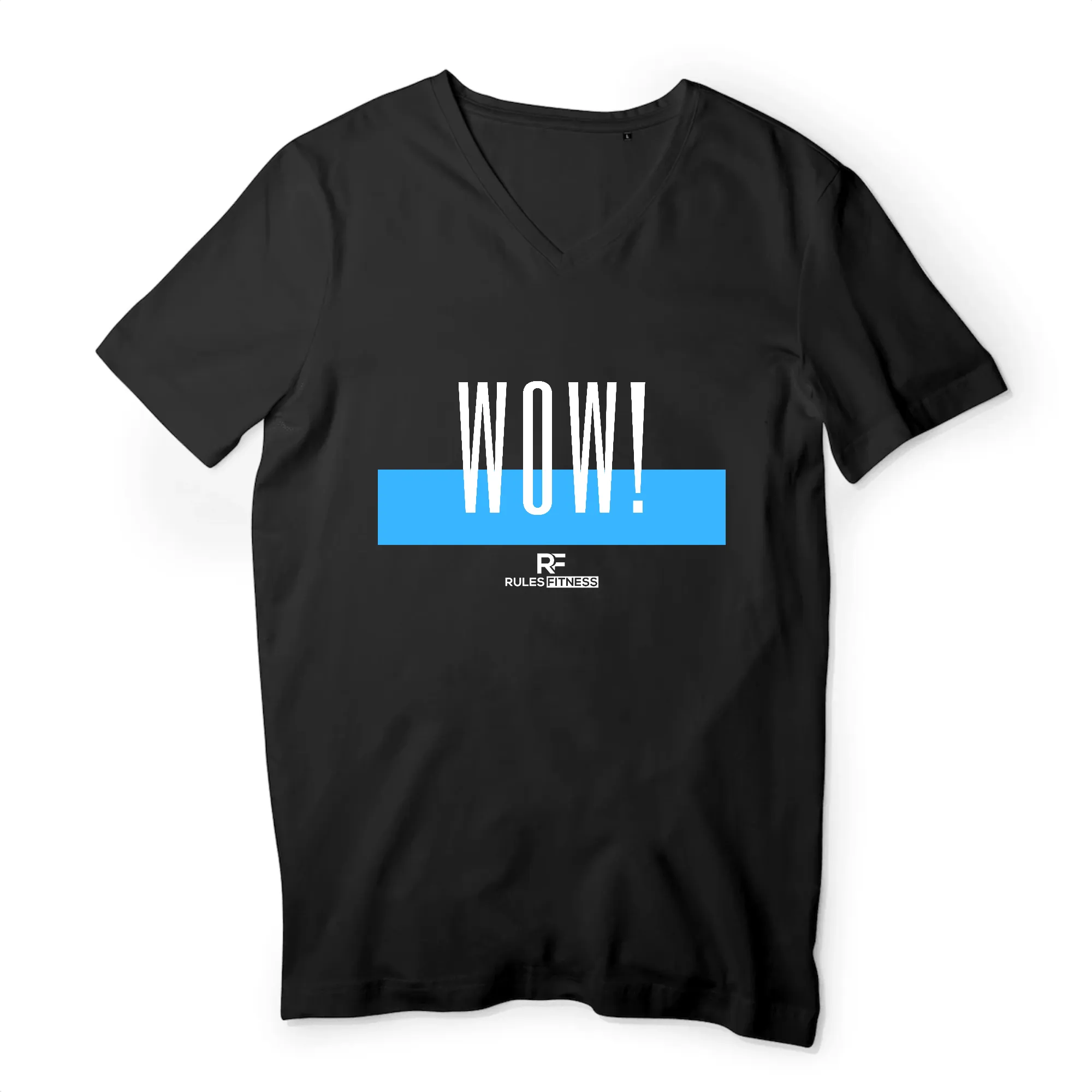 Rulesfitness WOW V-Neck T-Shirt