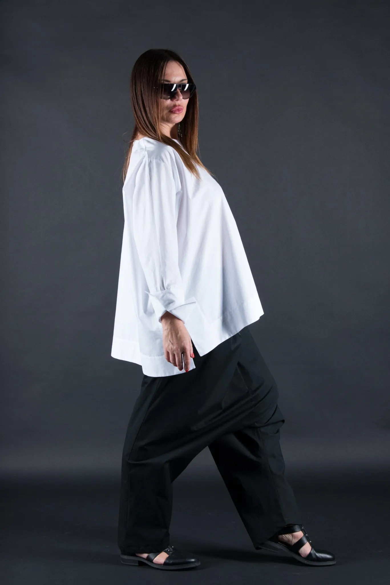 SAMIRA African Woman Print Shirt